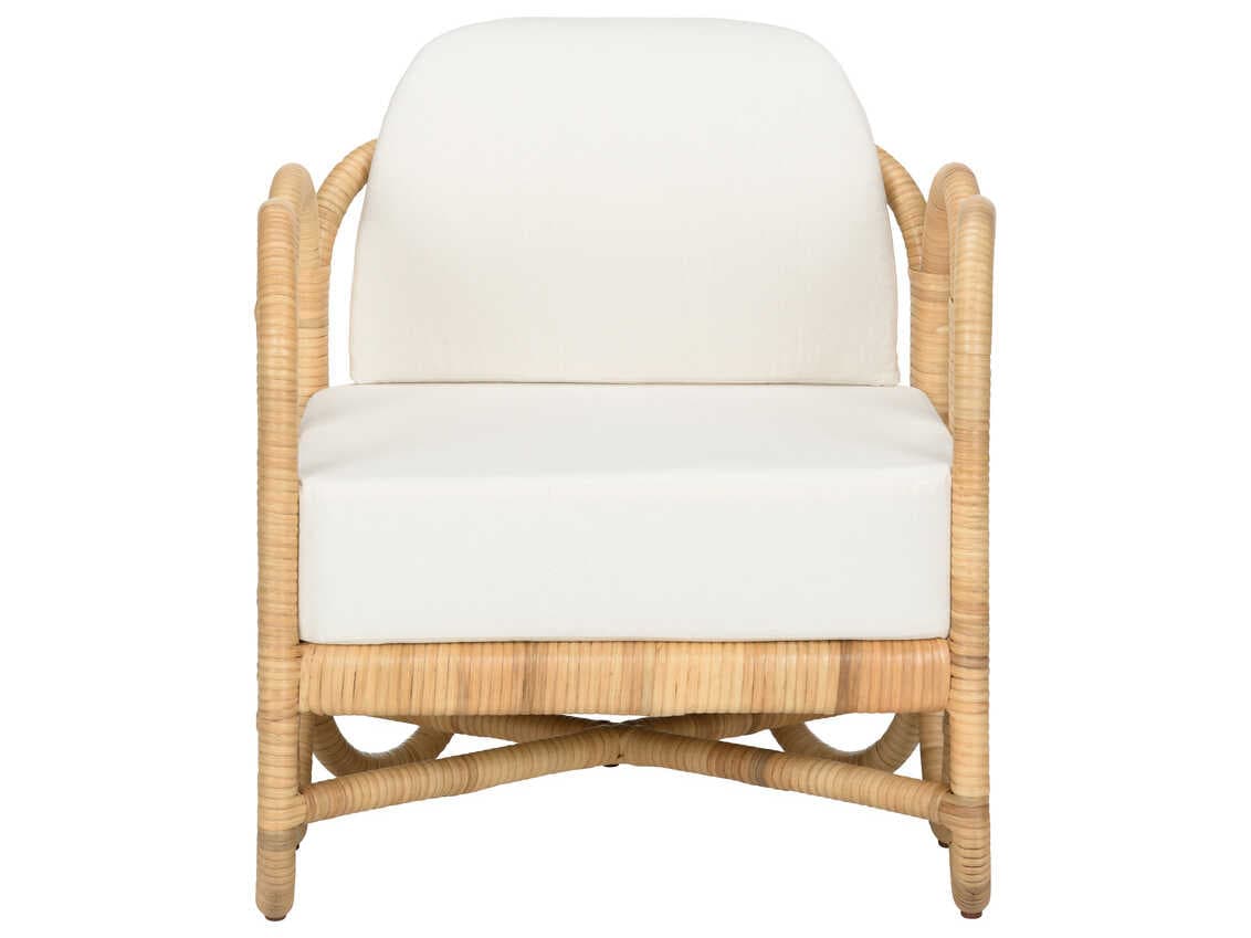 Wildwood Cuixmala White Fabric Accent Chair