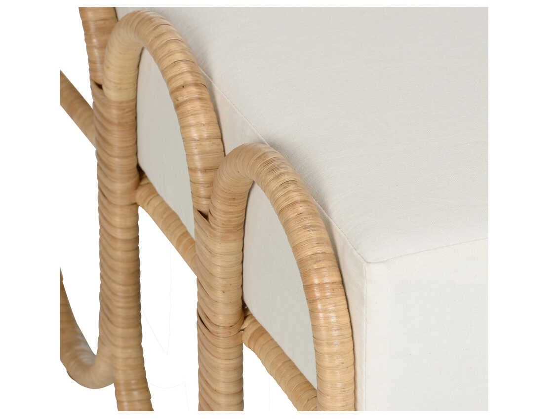 Wildwood Cuixmala Natural Off White Ottoman