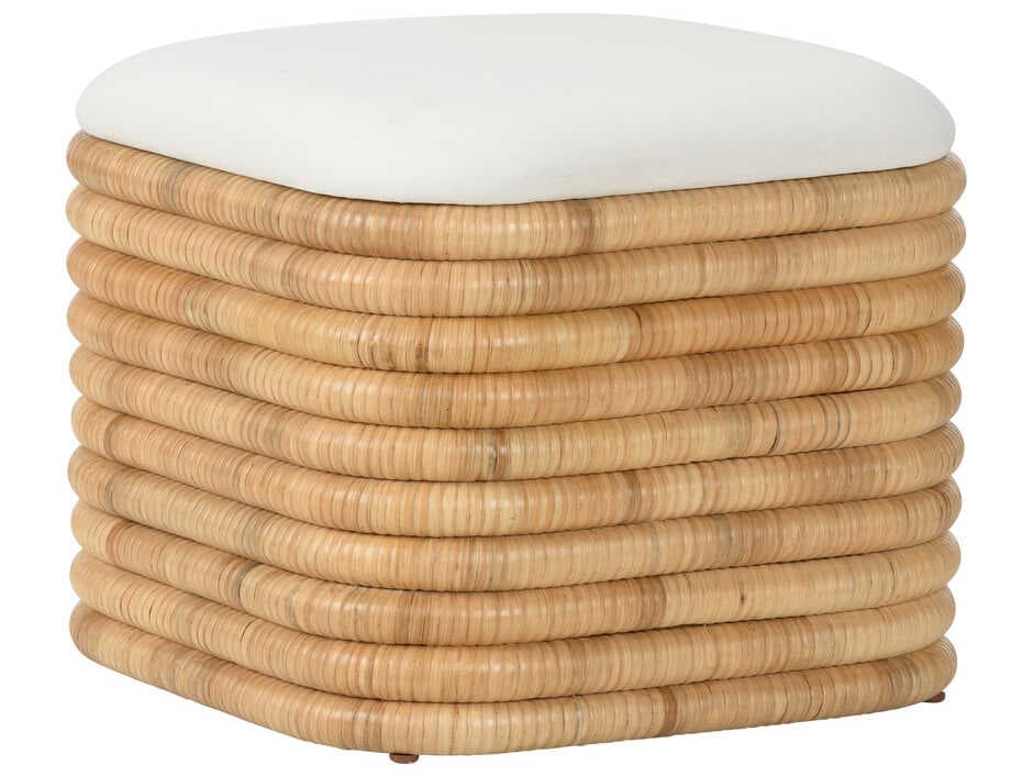 Wildwood Sofia Natural Off White Ottoman