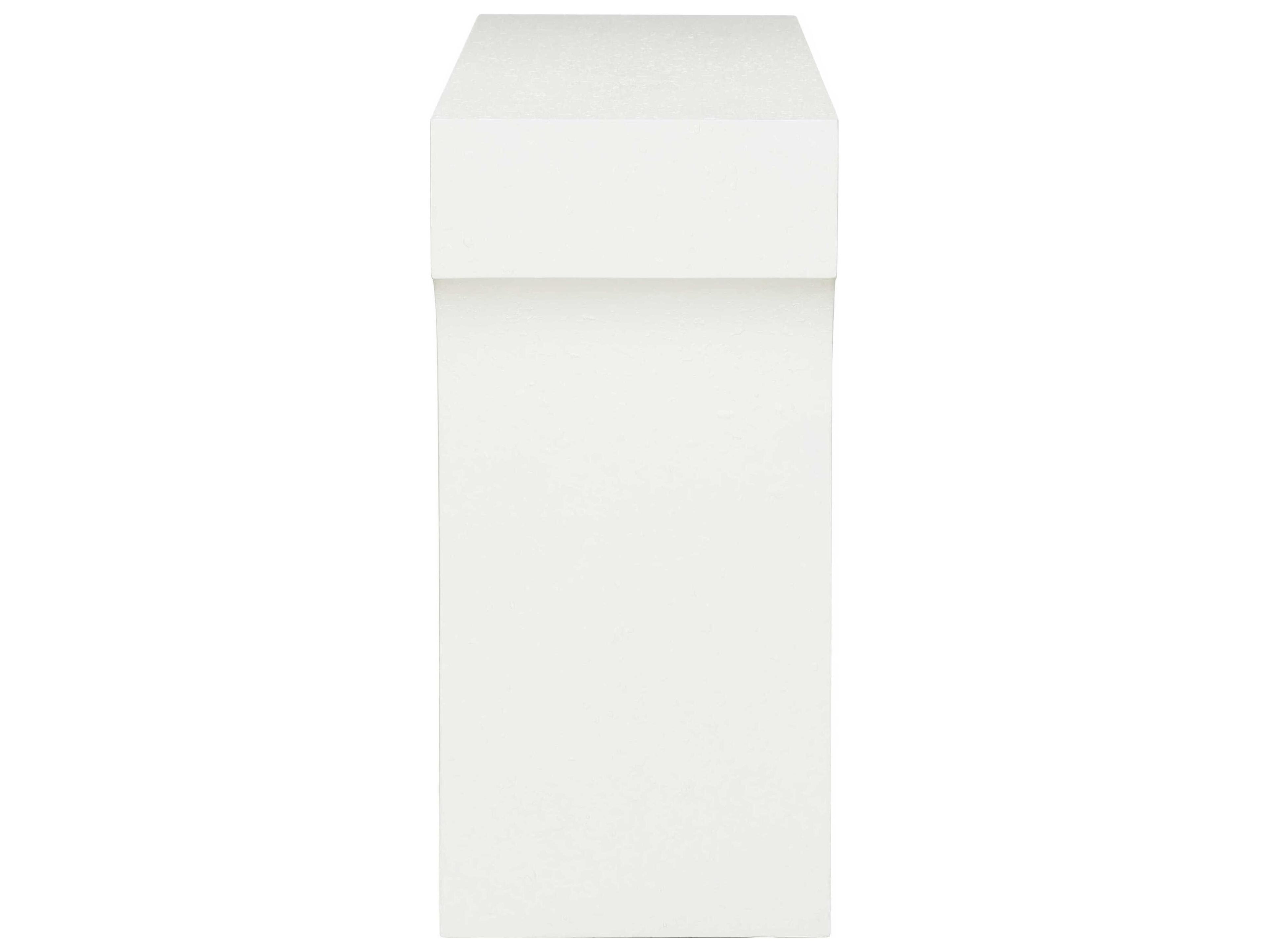 Wildwood Arcade Rectangular White Gesso Console Table