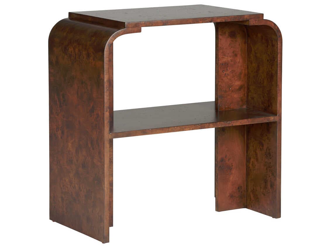 Wildwood Shiga Gion Rectangular Mappa Burl End Table