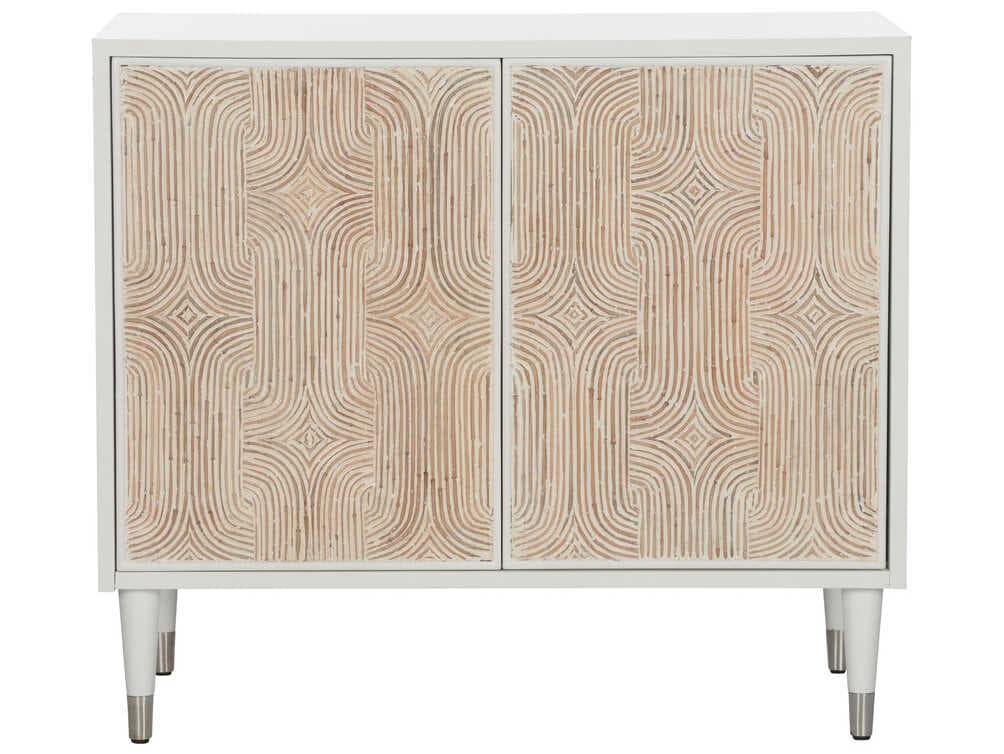 Wildwood Huli White Solid Wood Accent Chest