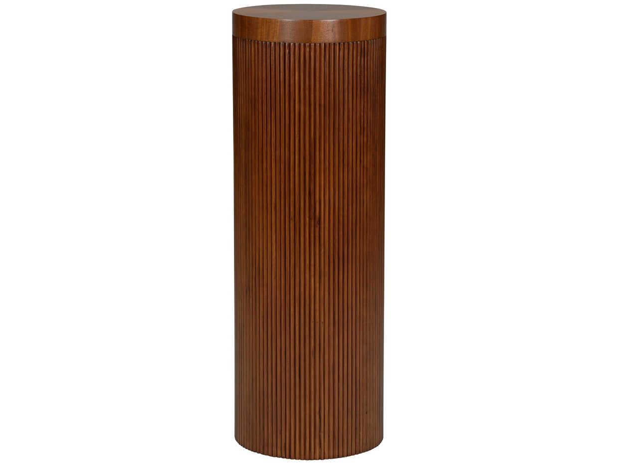 Wildwood Wallace Round Wood Walnut End Table