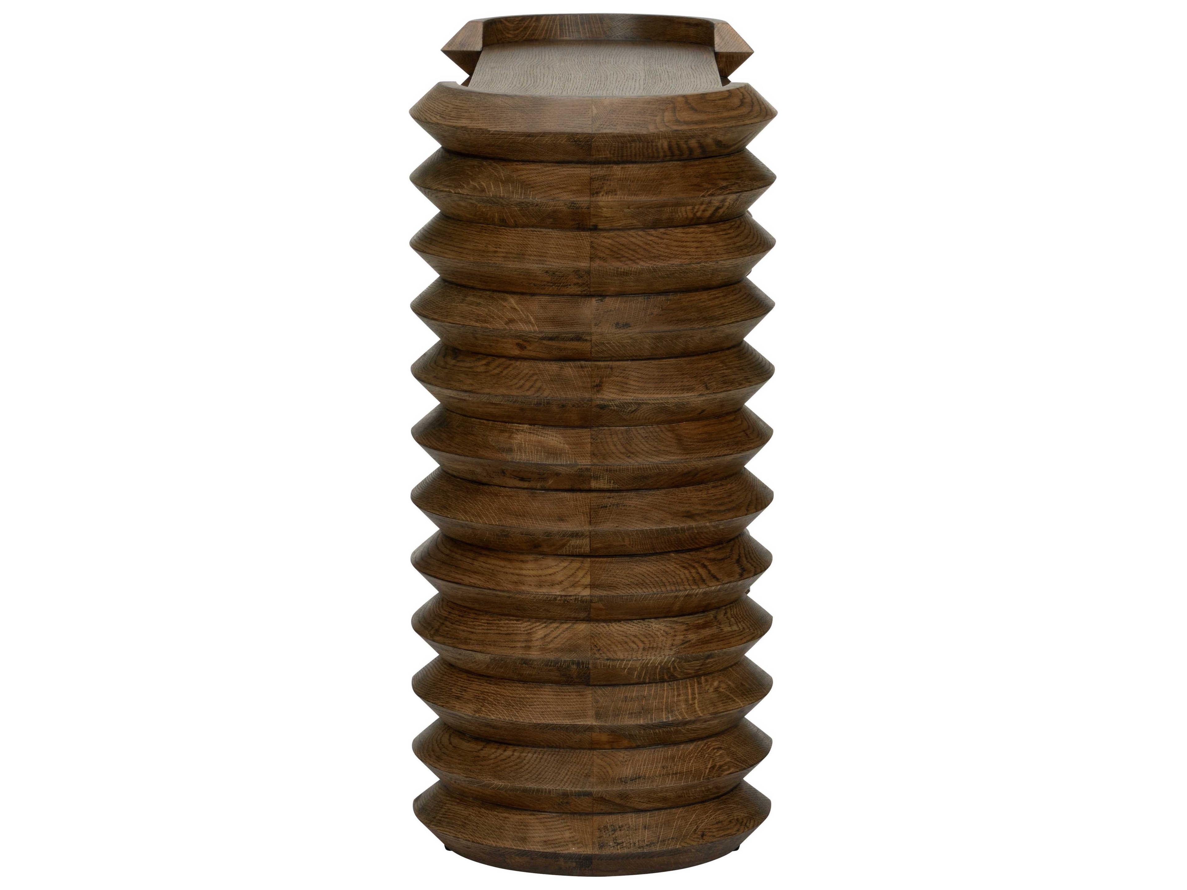 Wildwood Stax Oval Driftwood Console Table