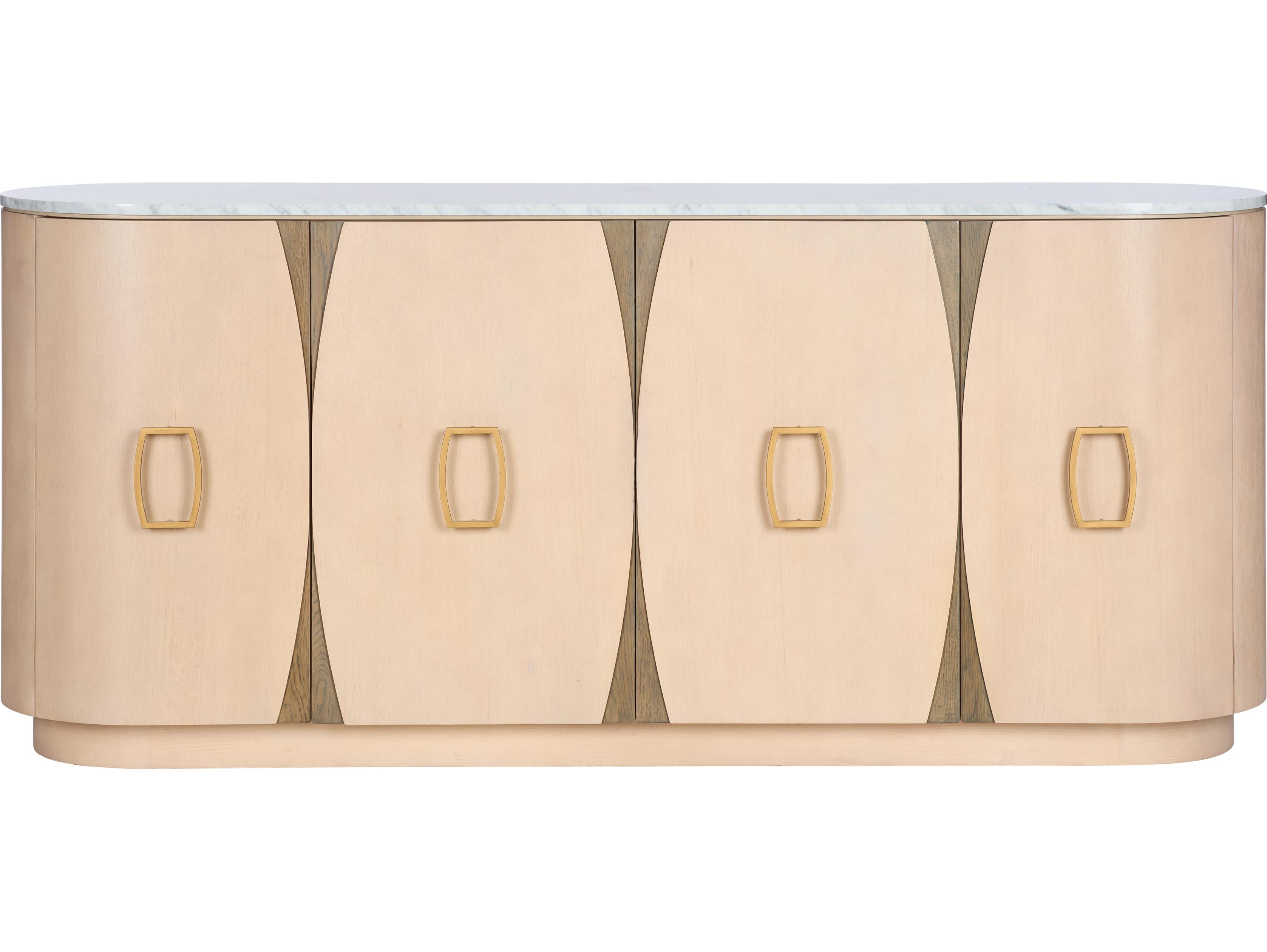 Wildwood 78" Oak Natural White Sideboard