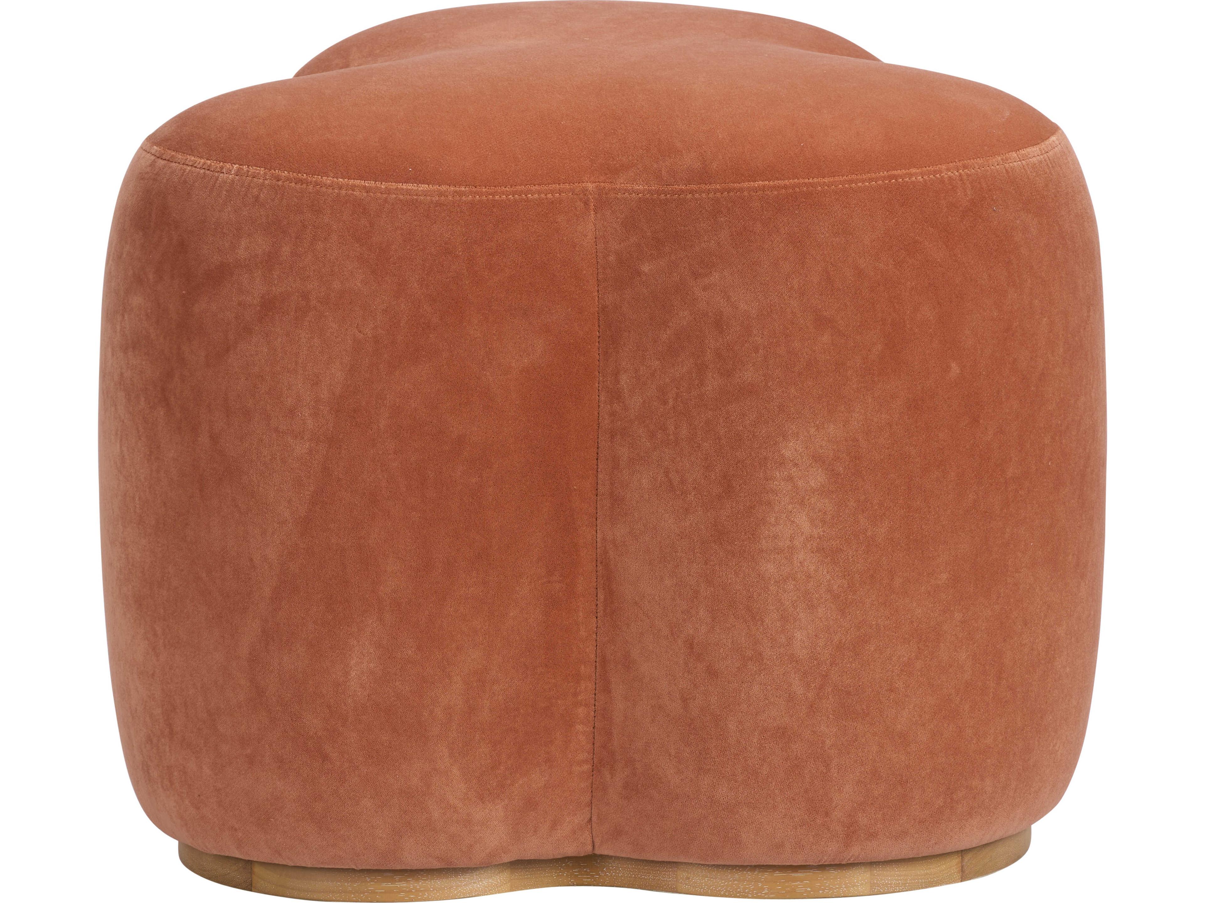 Wildwood Upholstery Pink Upholstered Ottoman