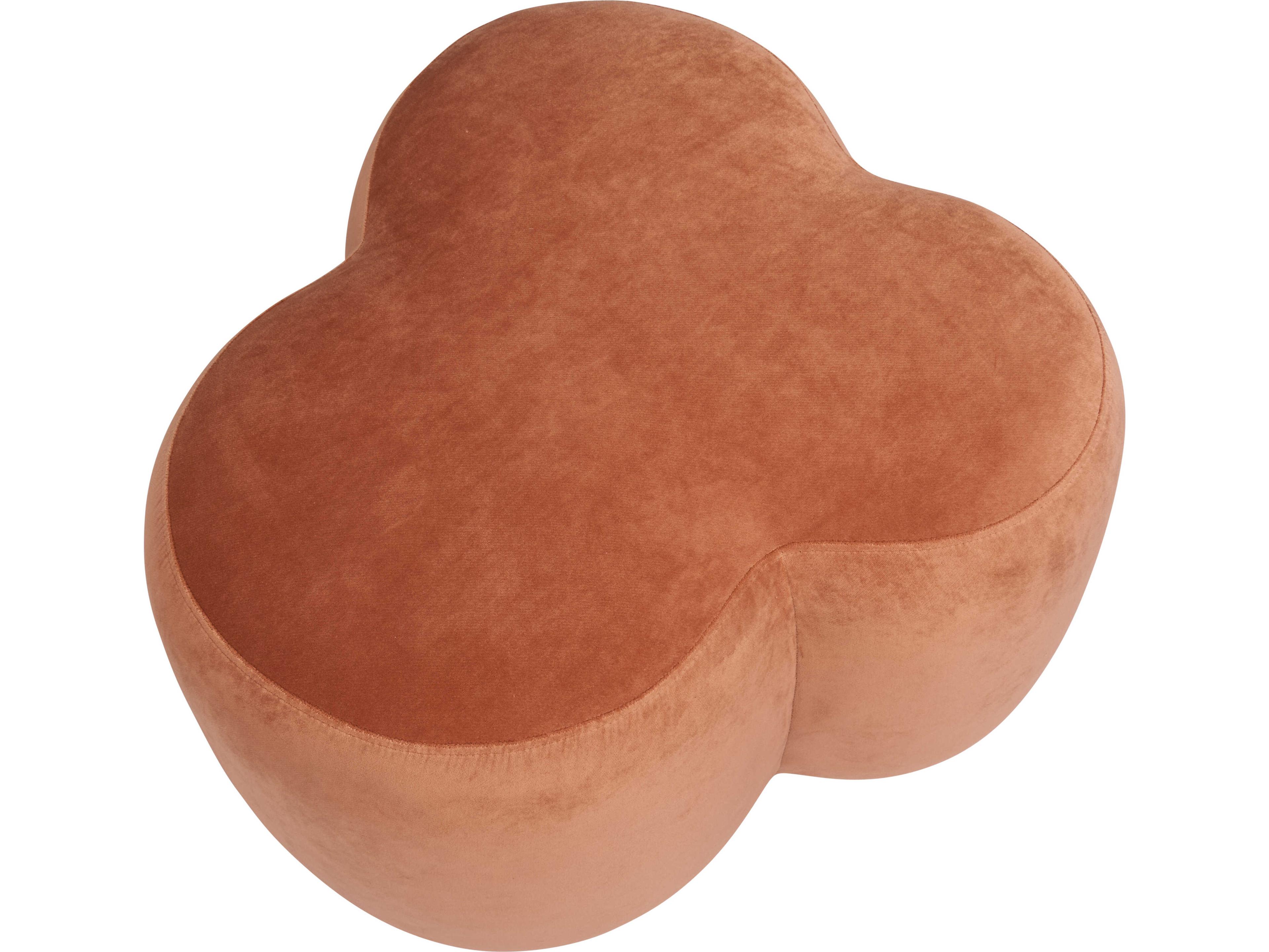 Wildwood Upholstery Pink Upholstered Ottoman