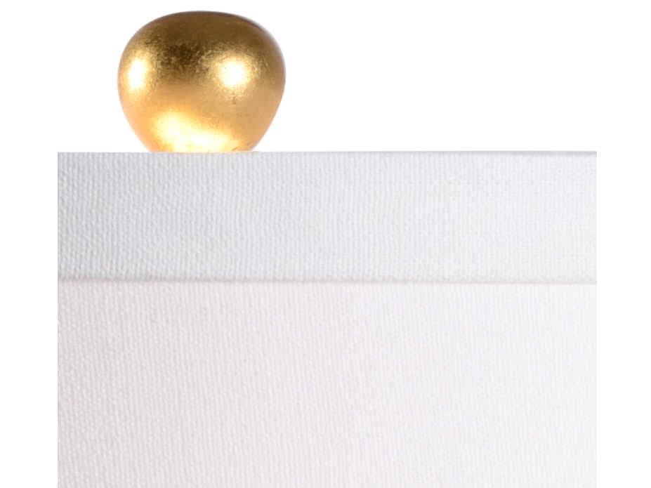 Wildwood Whitney Cadet Blue Off White Linen Buffet Lamp