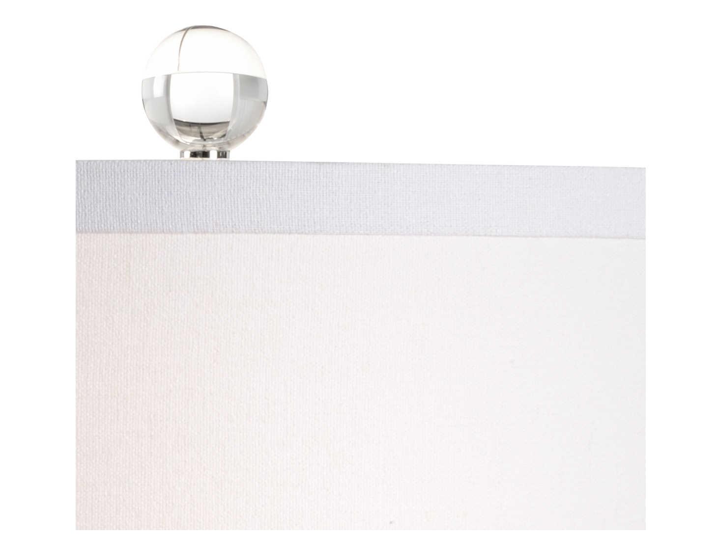 Wildwood Fish Tail Blue White Off Linen Buffet Lamp