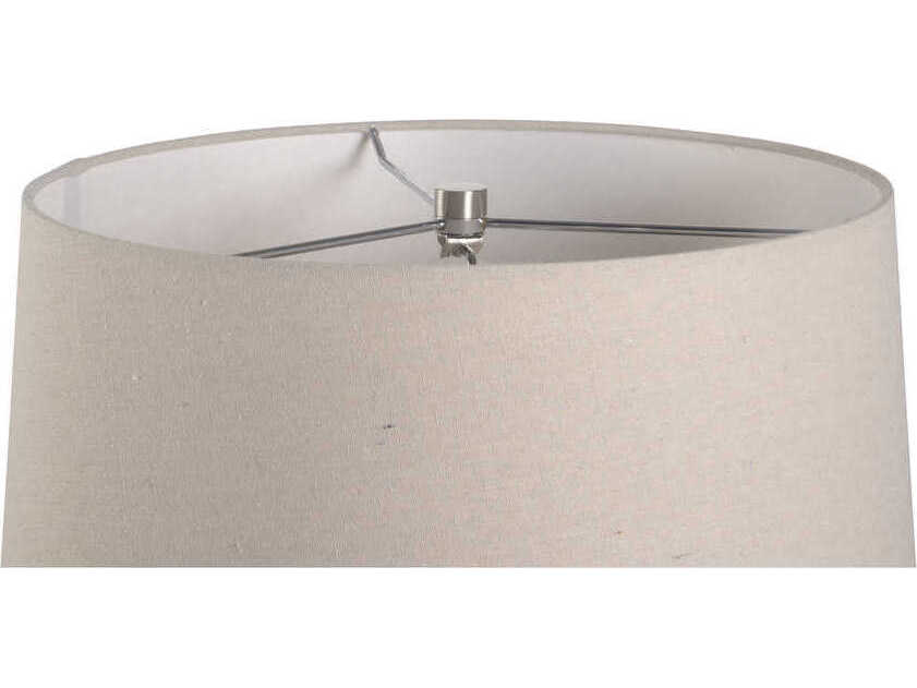 Wildwood Shiga Kuro Black Tan Linen Table Lamp