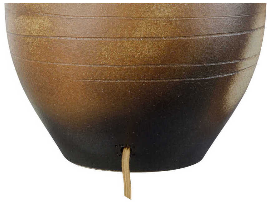 Wildwood Shiga Rika Brown Tan Linen Buffet Lamp