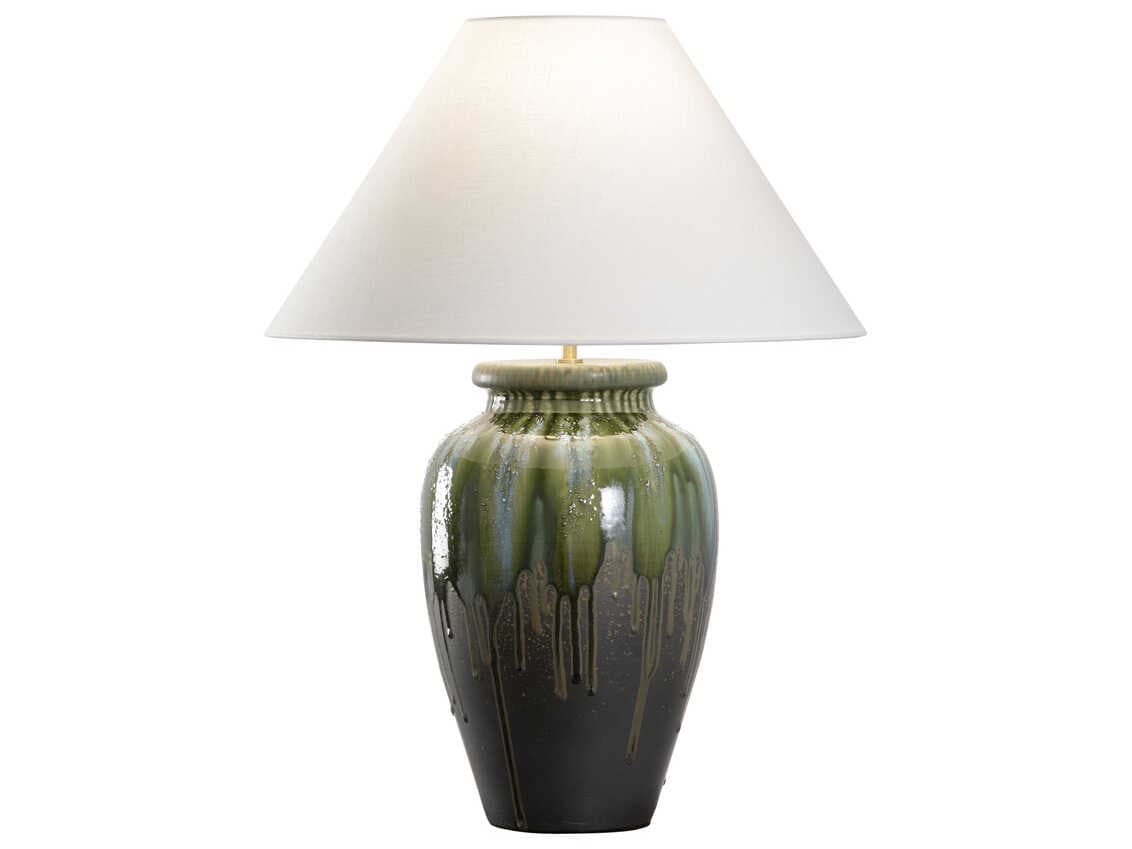 Wildwood Shiga Yamato Brown Green Table Lamp