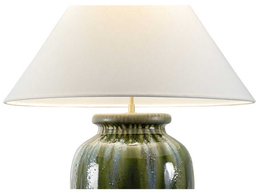 Wildwood Shiga Yamato Brown Green Table Lamp