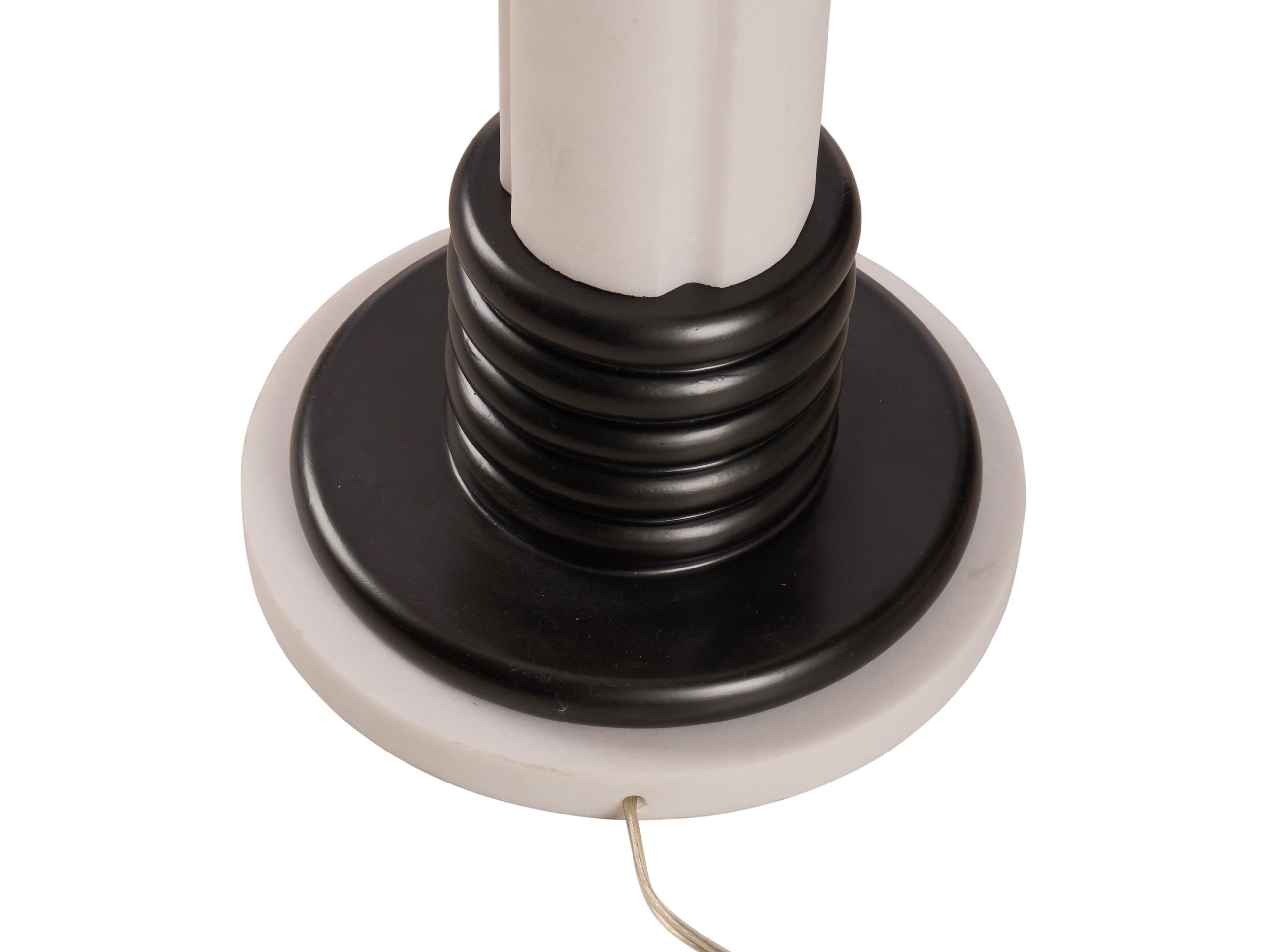 Wildwood Matte White Black Floor Lamp