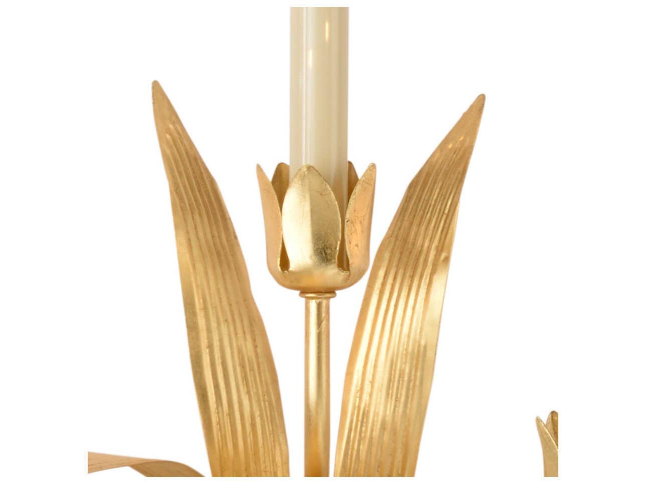 Wildwood Mignon 5-Light Gold Leaf Wall Sconce