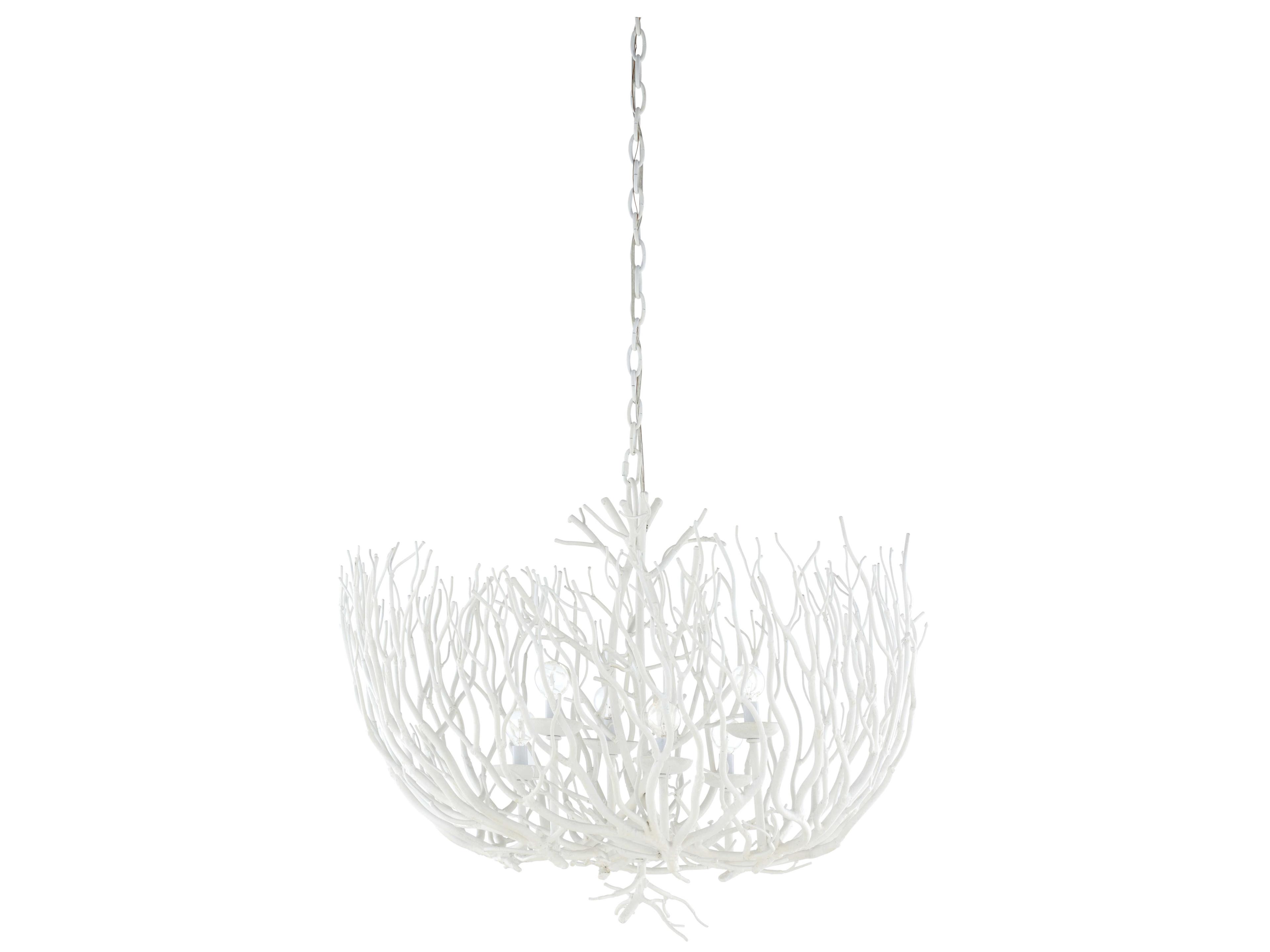 Wildwood Cora 6-Light White Chandelier