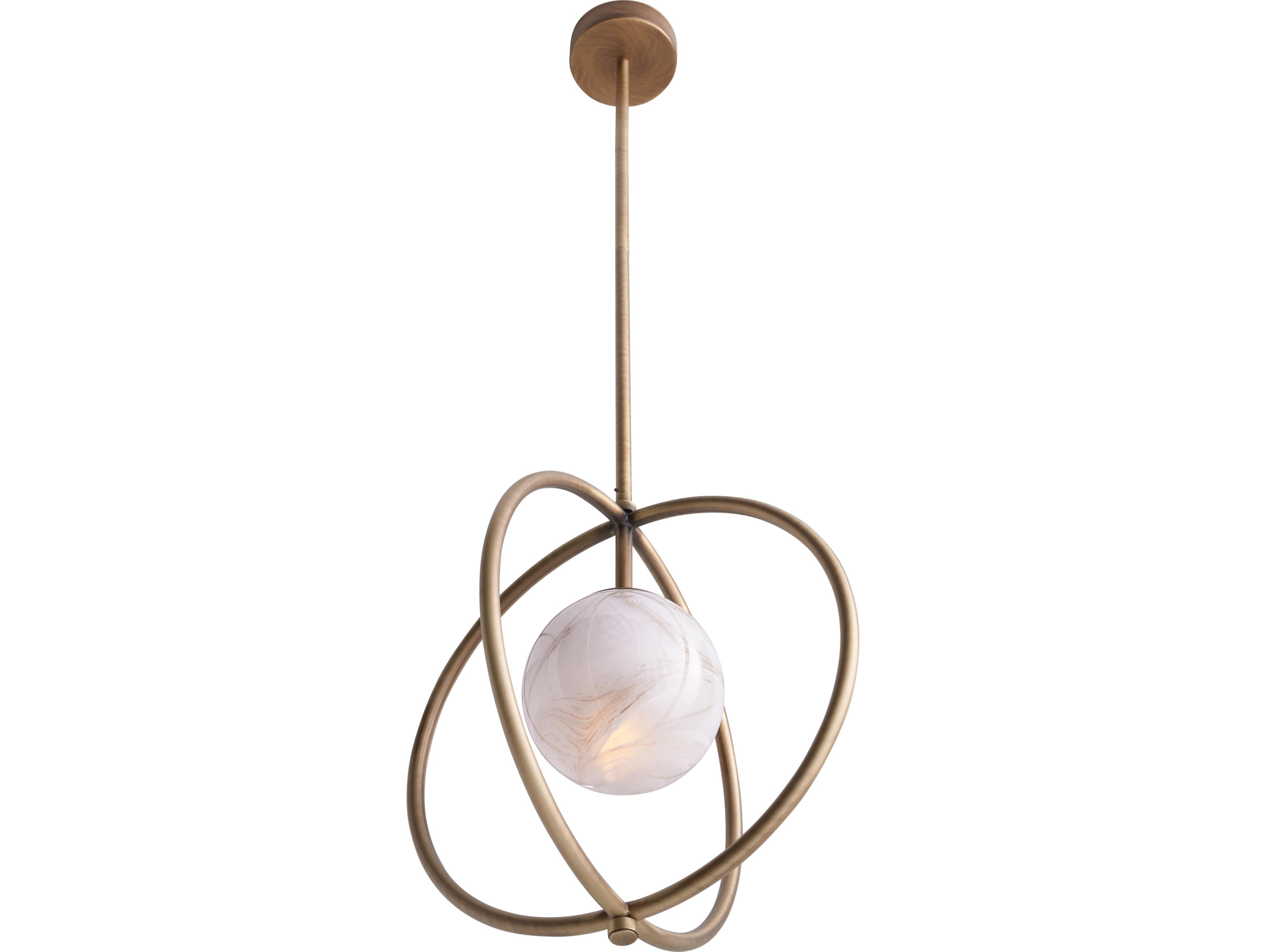 Wildwood 1-Light Bronze Globe Pendant