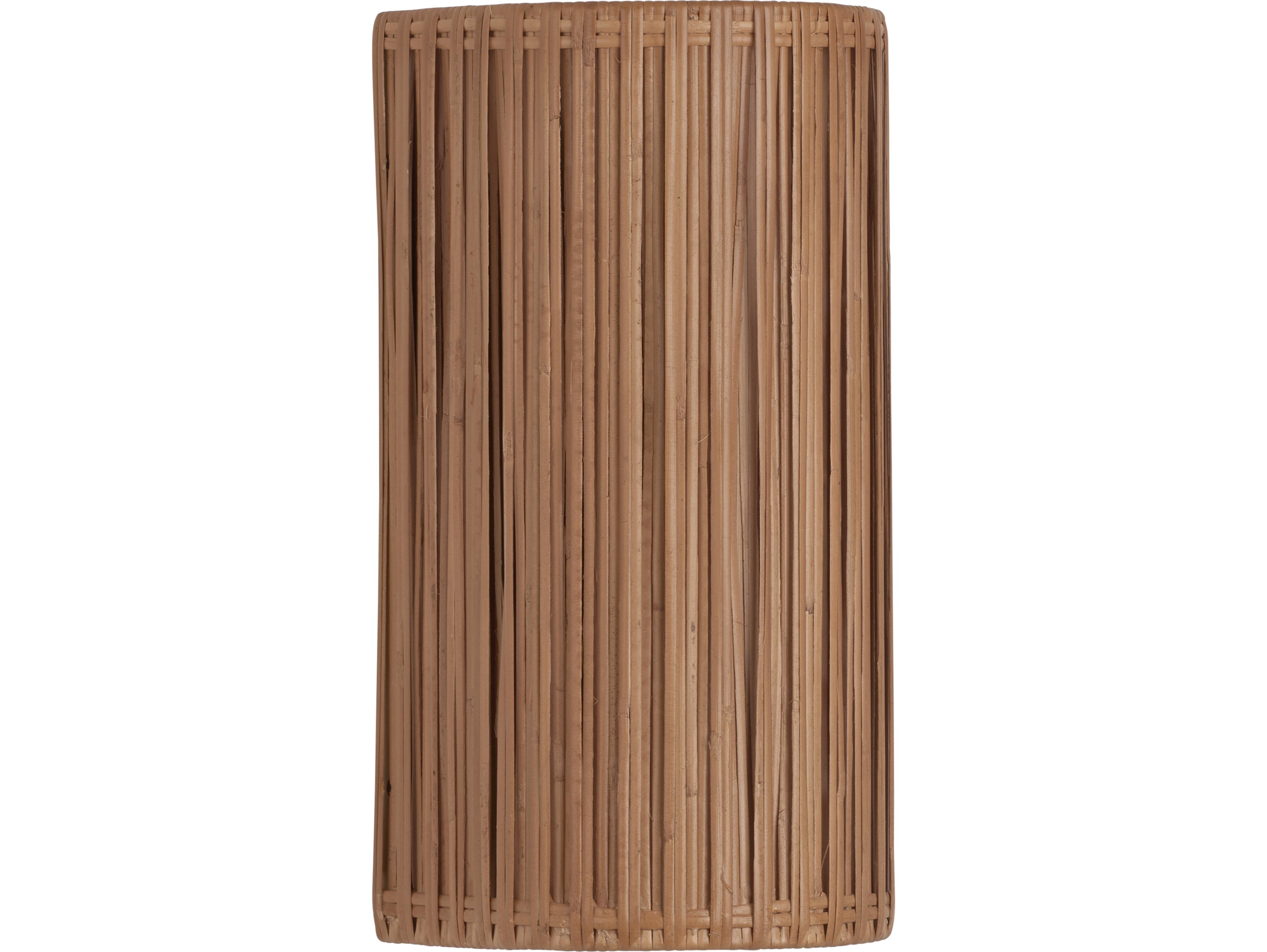 Wildwood 2-Light Natural Antique Brass Wood Wall Sconce