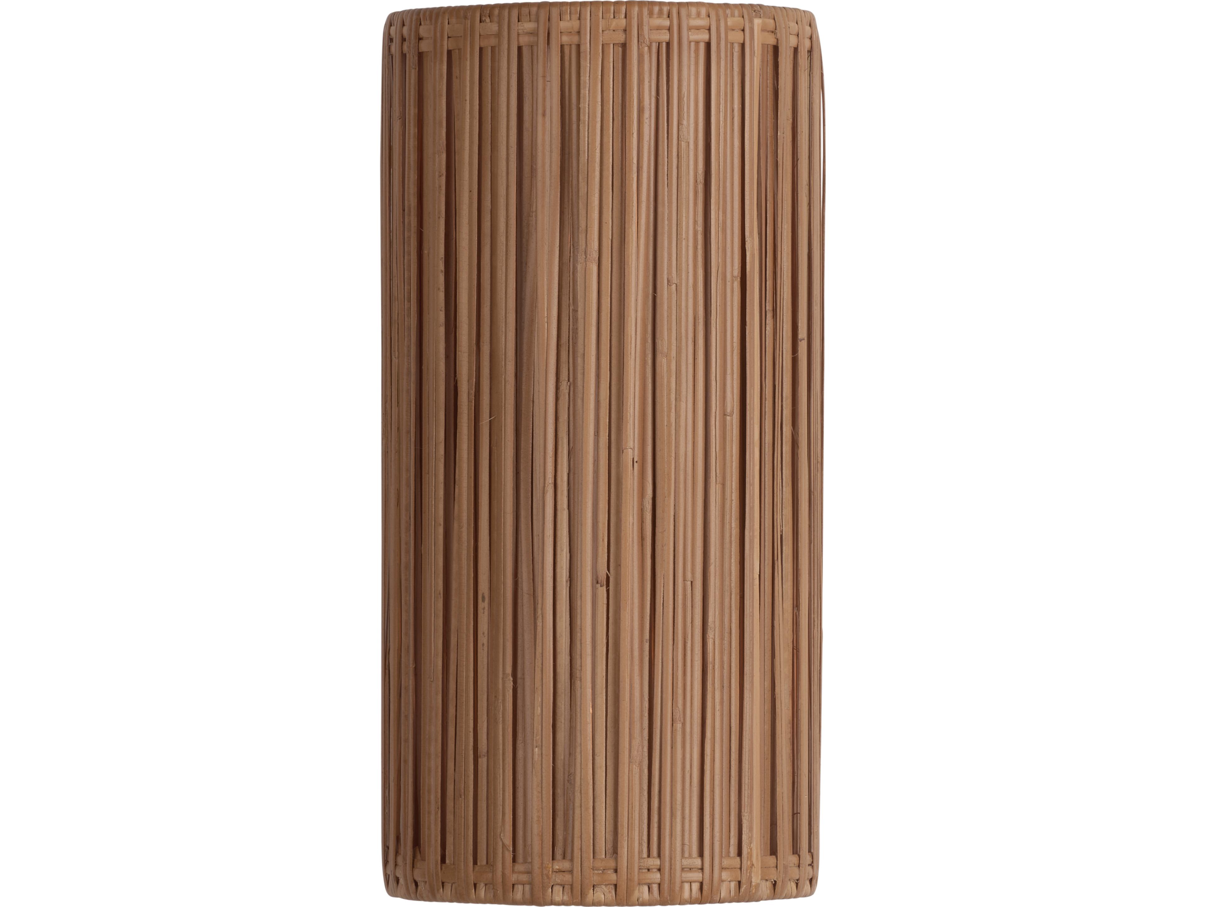 Wildwood 2-Light Natural Antique Brass Wood Wall Sconce