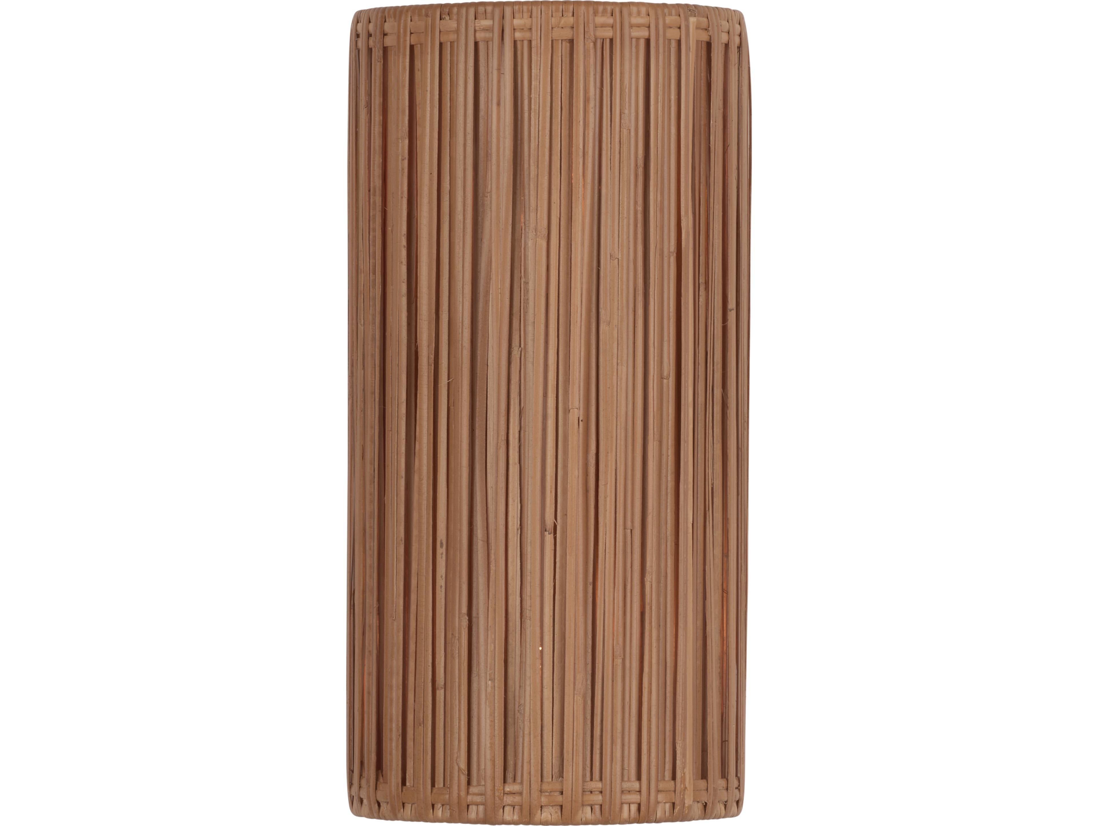 Wildwood 2-Light Natural Antique Brass Wood Wall Sconce