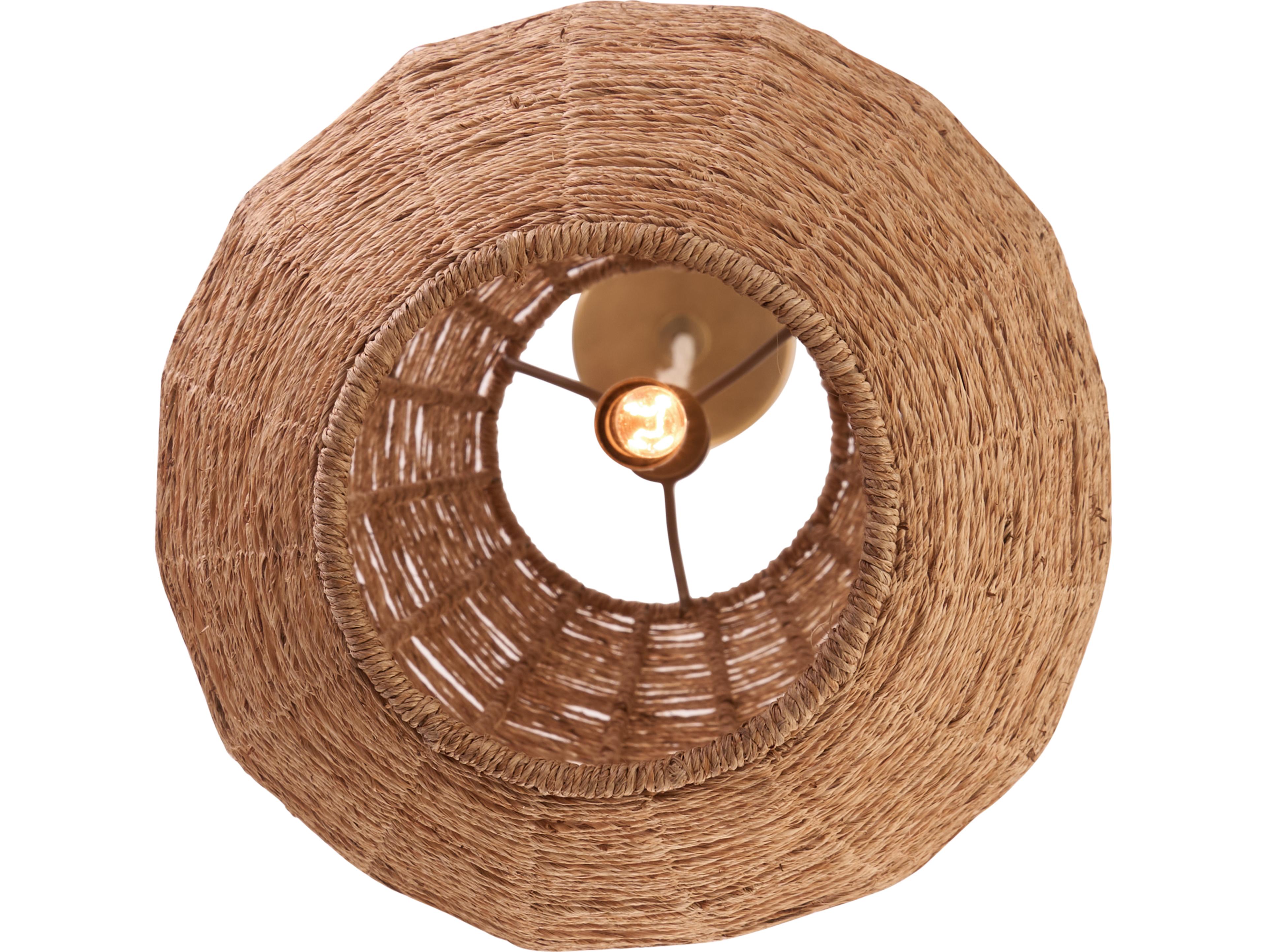 Wildwood 1-Light Natural Brown Linear Chandelier