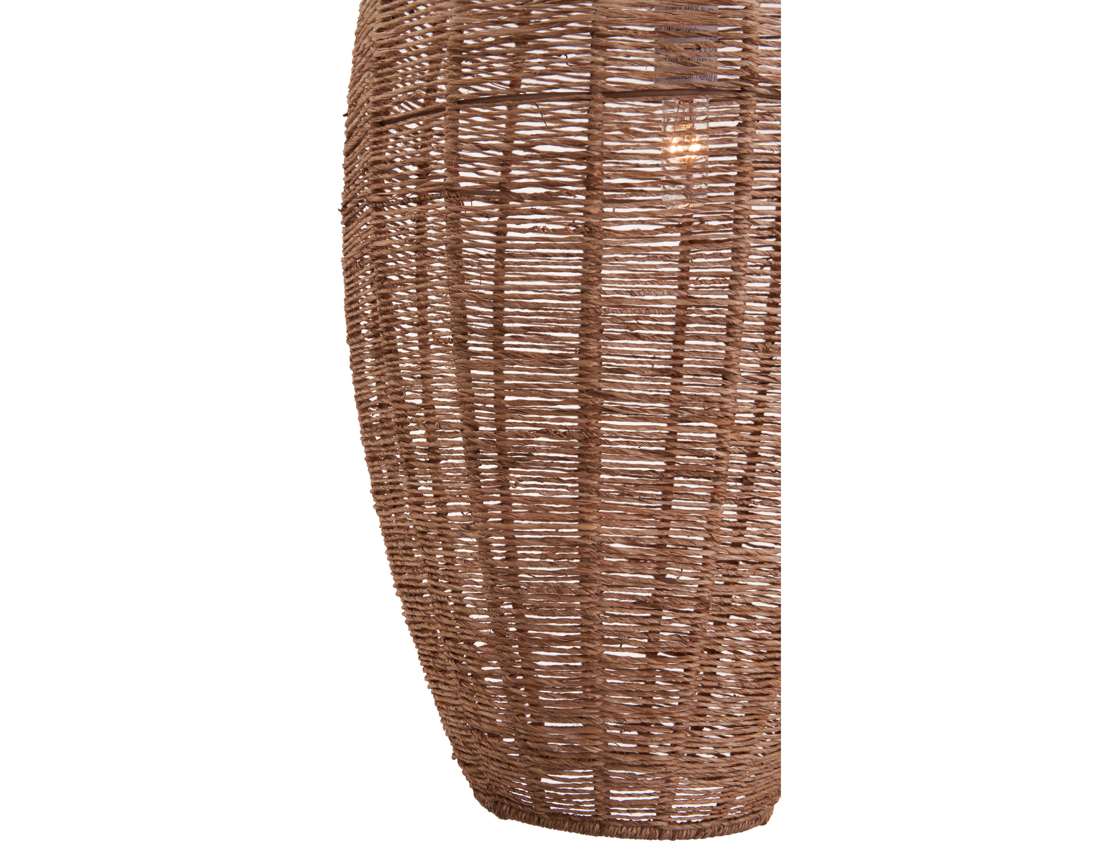 Wildwood 1-Light Natural Brown Linear Chandelier