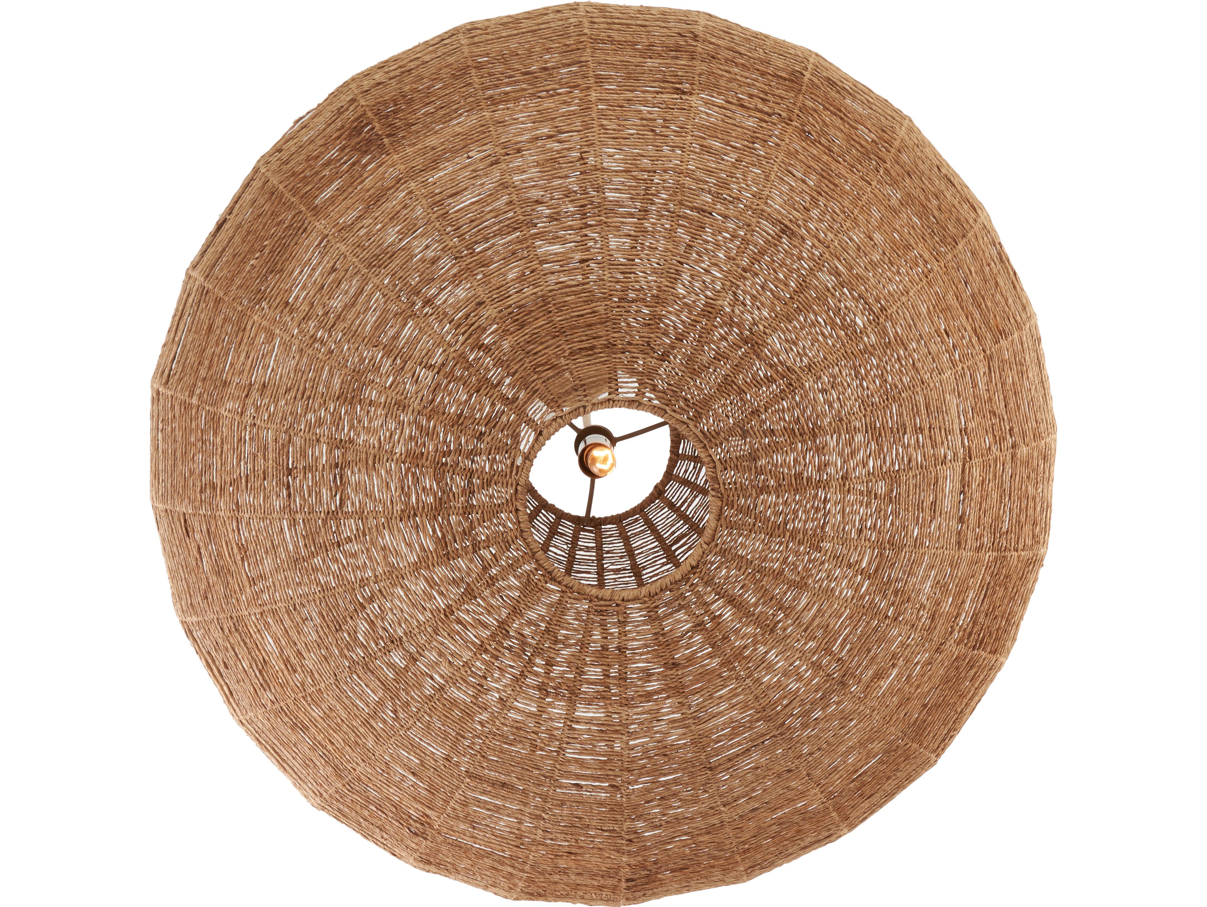 Wildwood 1-Light Natural Brown Pendant