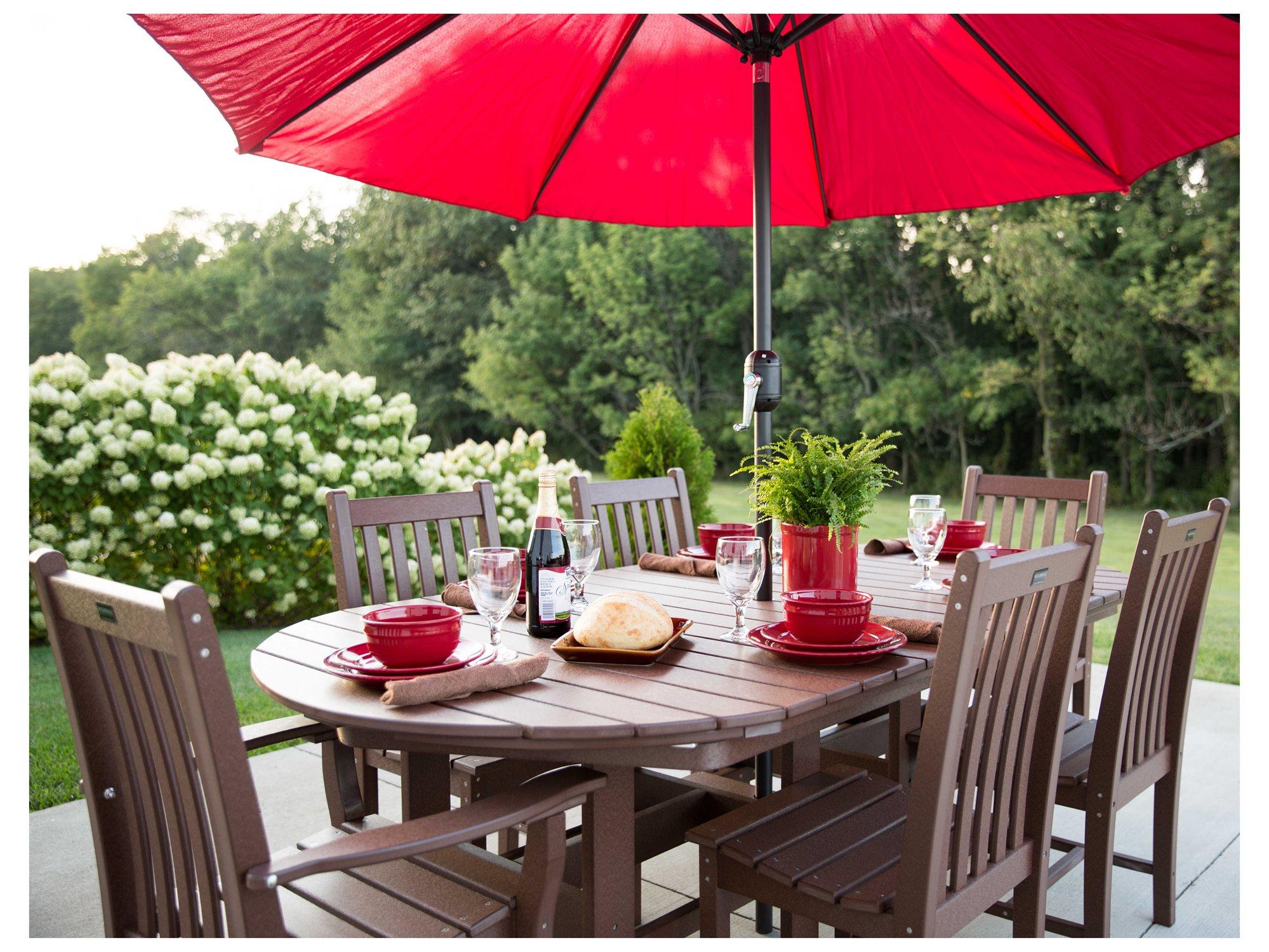 Wildridge Classic Recycled Plastic 7 Piece Patio Dining Set