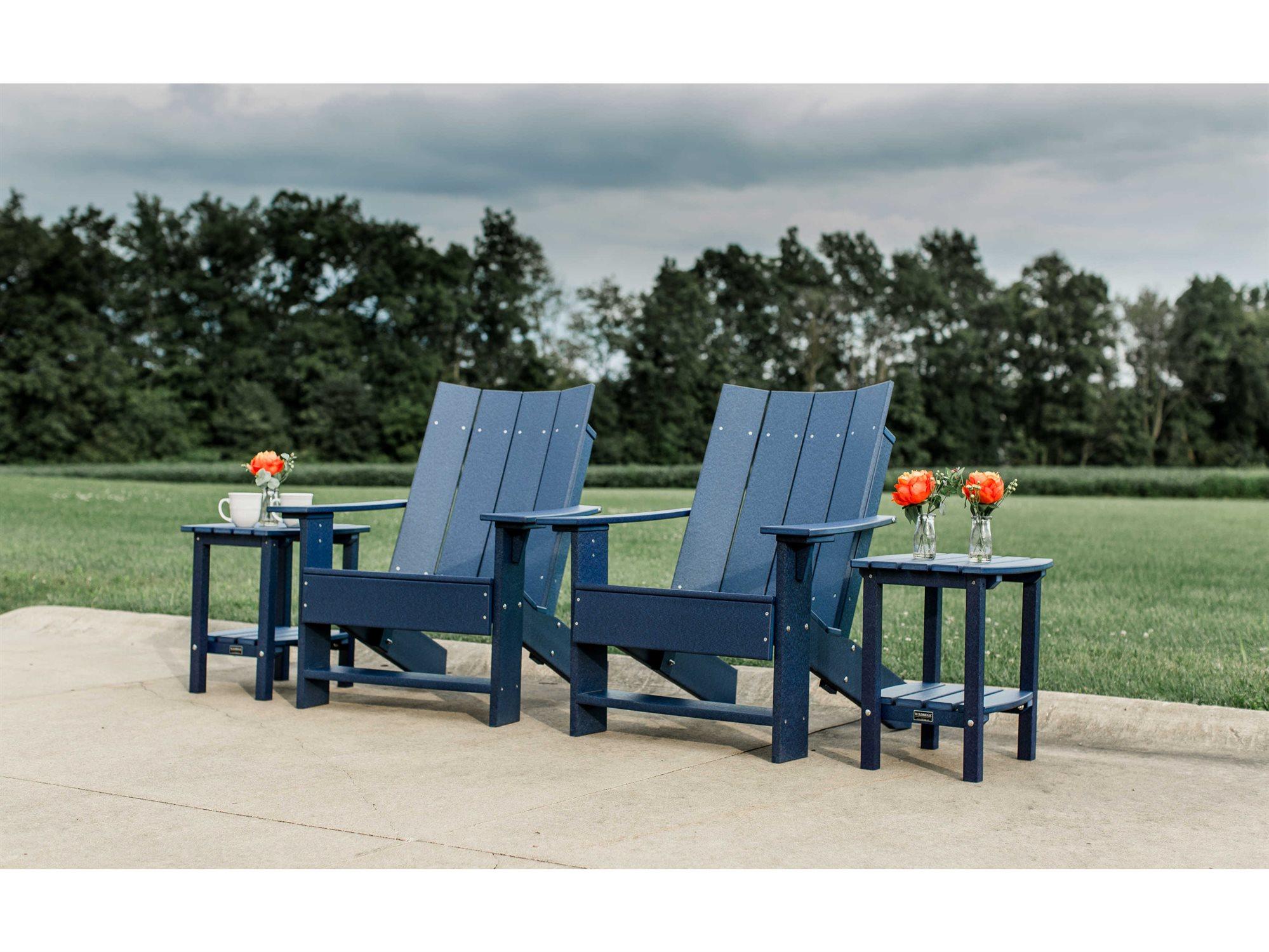 Wildridge Contemporary Recycled Plastic 3 Piece Outdoor Lounge Set