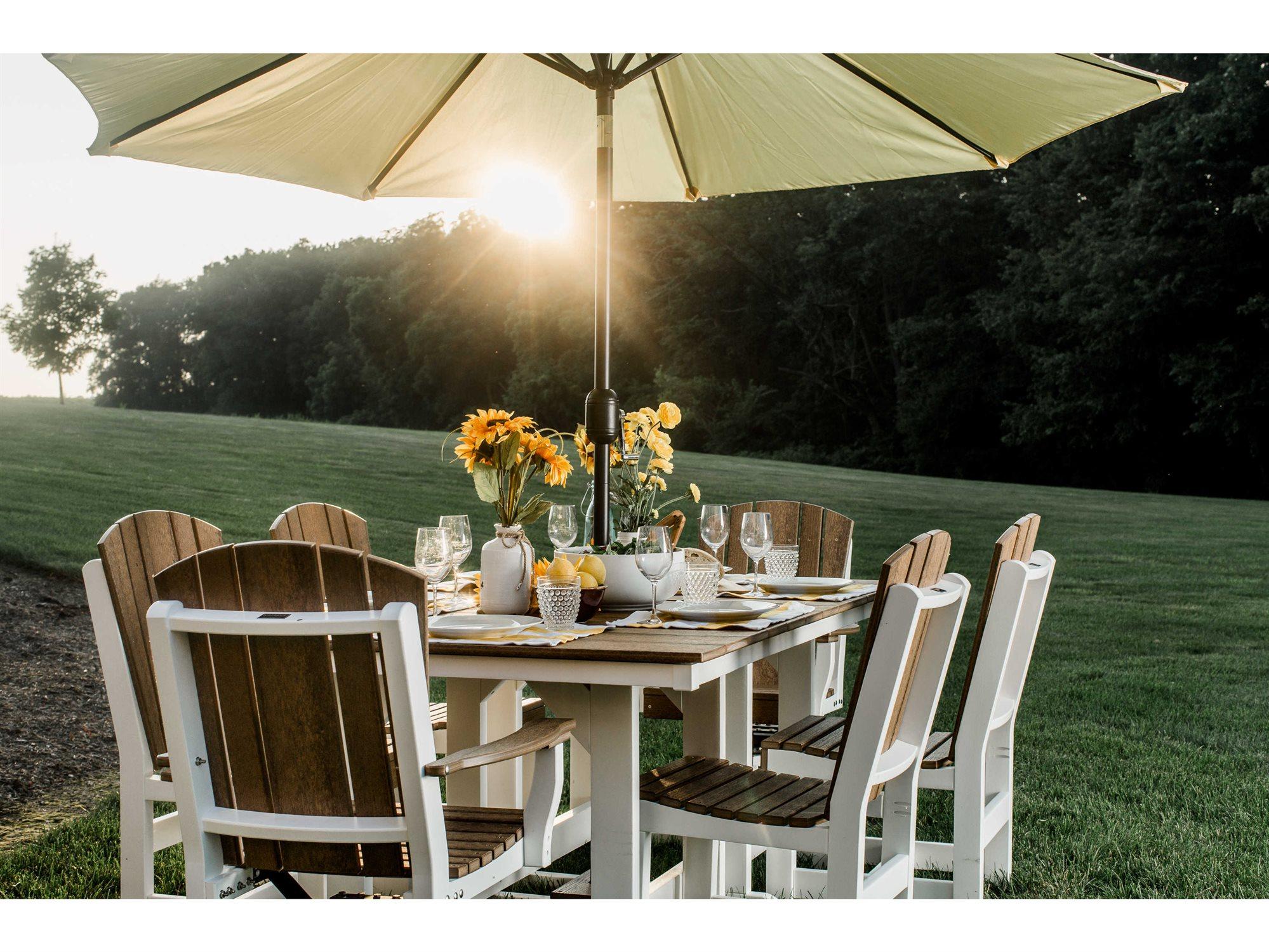 Wildridge Heritage Recycled Plastic 7 Piece Outdoor Dining Set