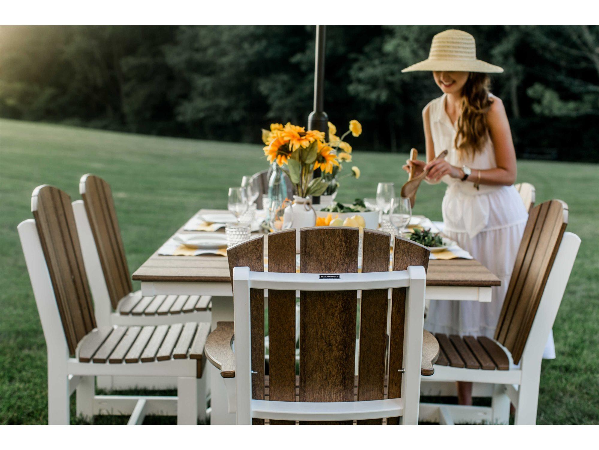 Wildridge Heritage Recycled Plastic 7 Piece Outdoor Patio Dining Set