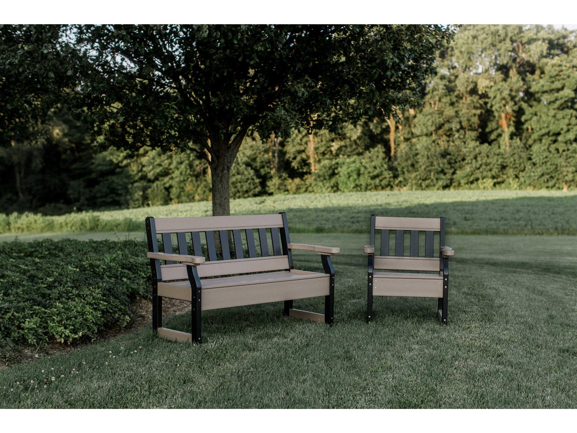 Wildridge Heritage Recycled Plastic 3 Piece Outdoor Patio Lounge Set