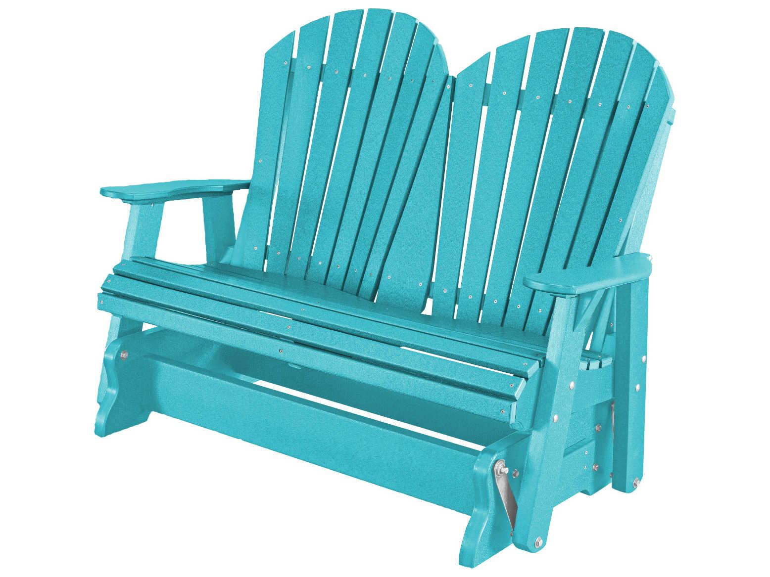 Wildridge Heritage Recycled Plastic Glider Outdoor Loveseat