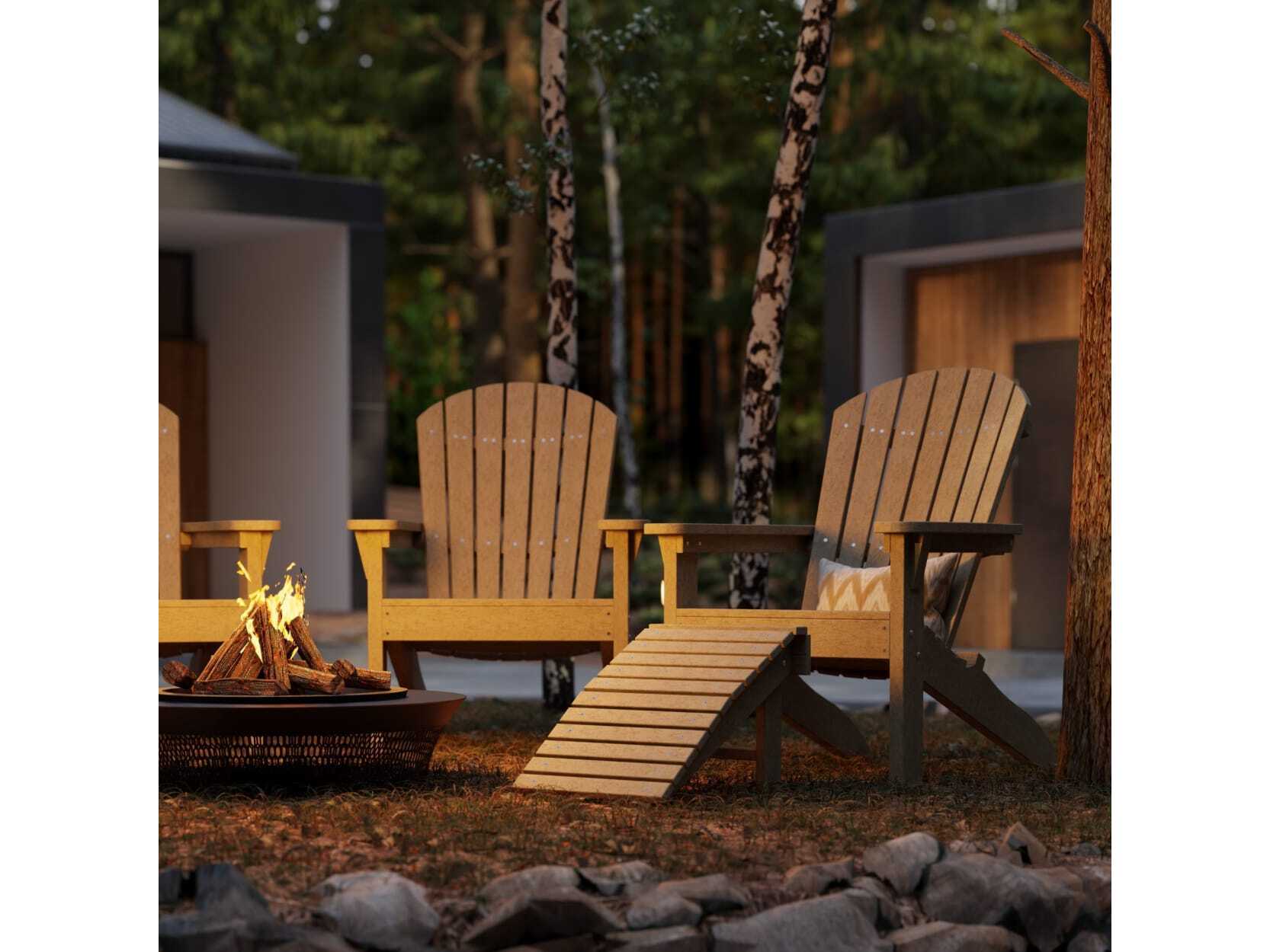 Wildridge Heritage Recycled Plastic Sunset Adirondack Chair