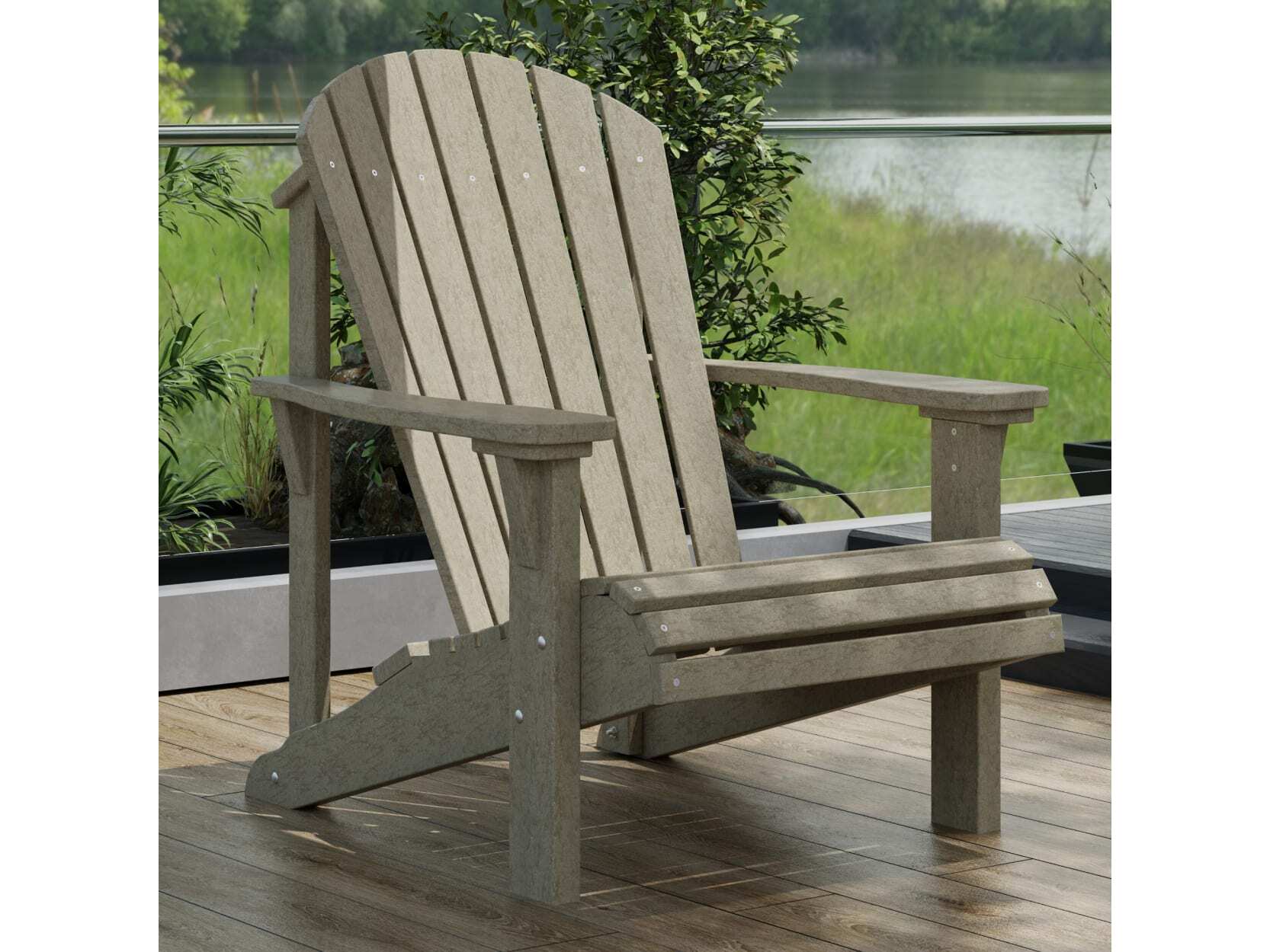Wildridge Heritage Recycled Plastic Sunrise Adirondack Chair