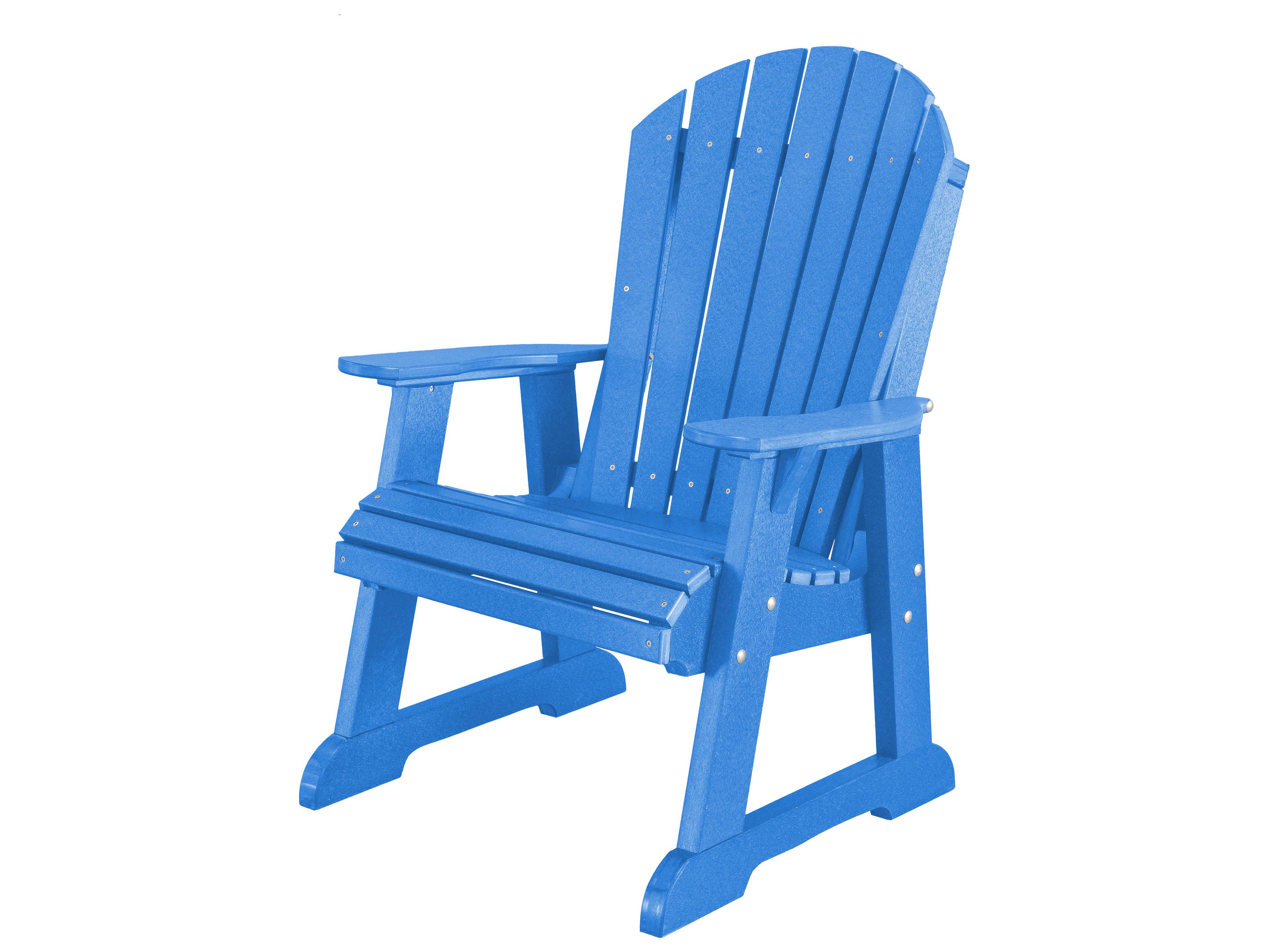 Wildridge Heritage Recycled Plastic High Back Fan Outdoor Lounge Chair