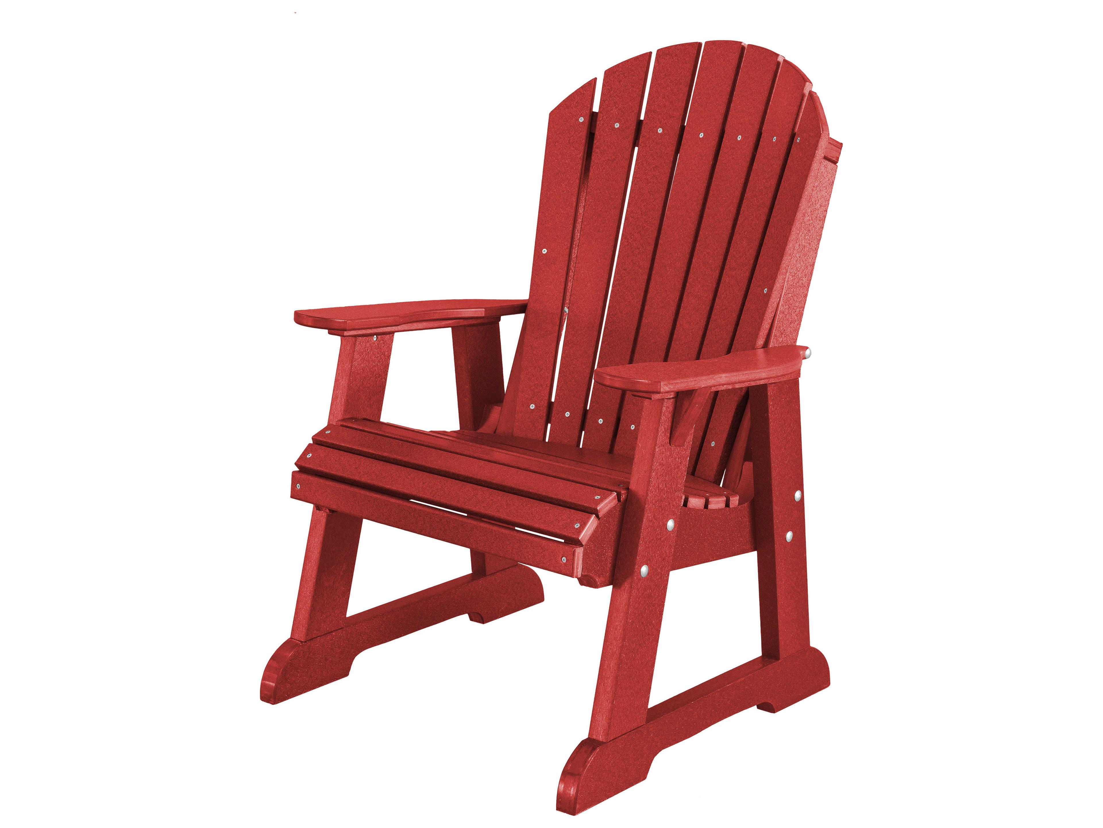 Wildridge Heritage Recycled Plastic High Back Fan Outdoor Lounge Chair