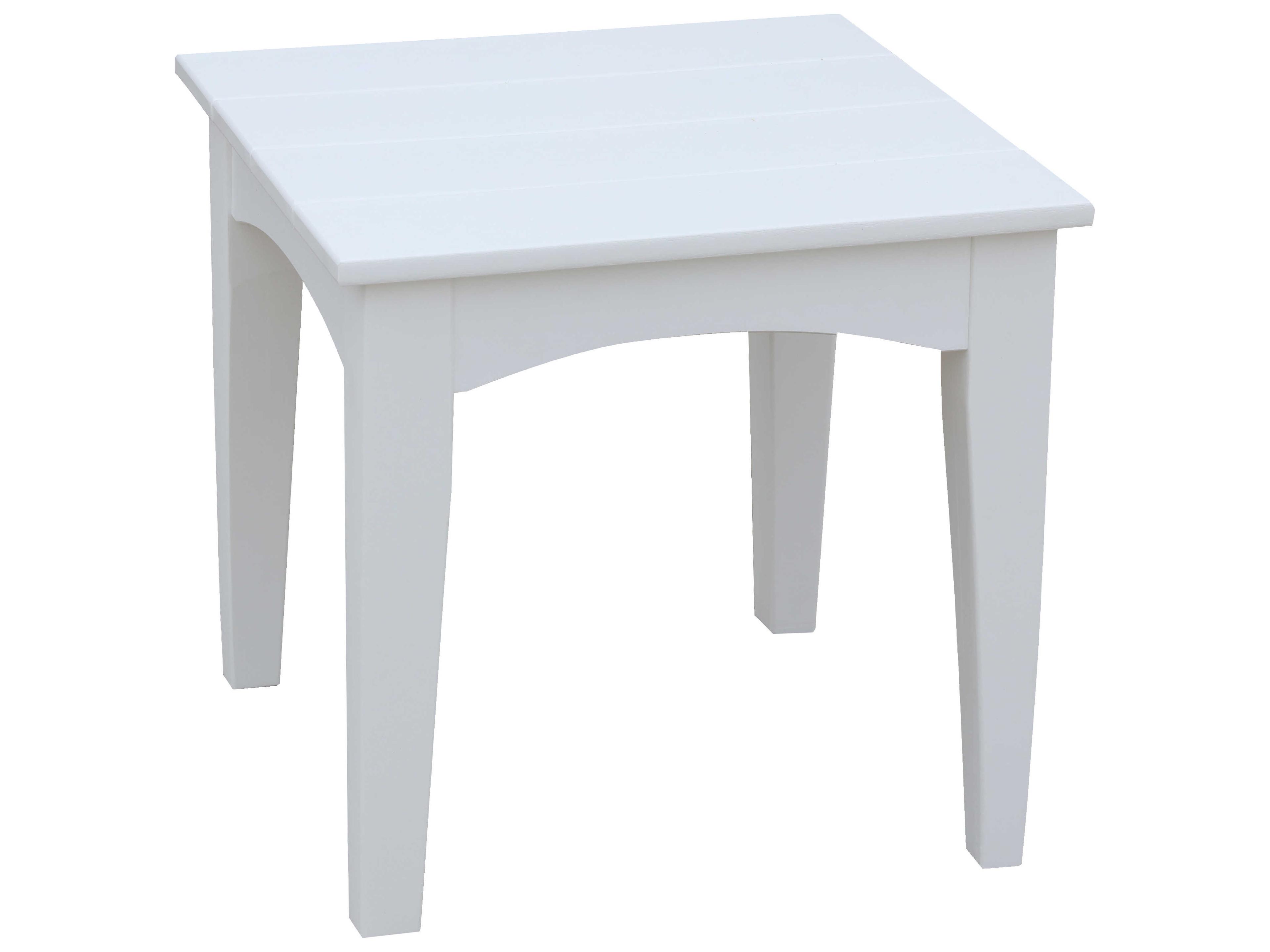 Wildridge Heritage Recycled Plastic Deep Seating Rectangular Outdoor Patio End Table