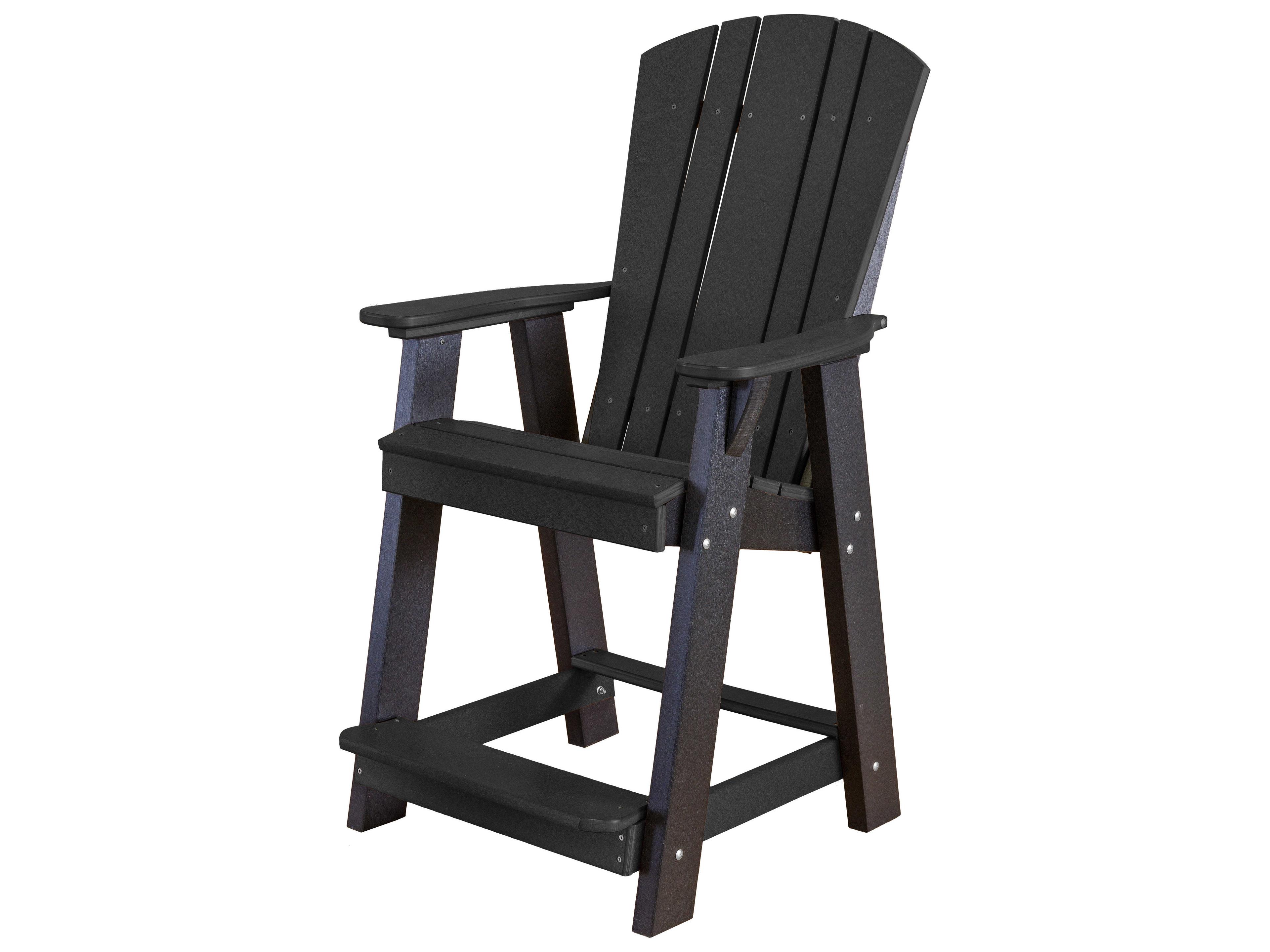 Wildridge Heritage Recycled Plastic Patio Counter Chair