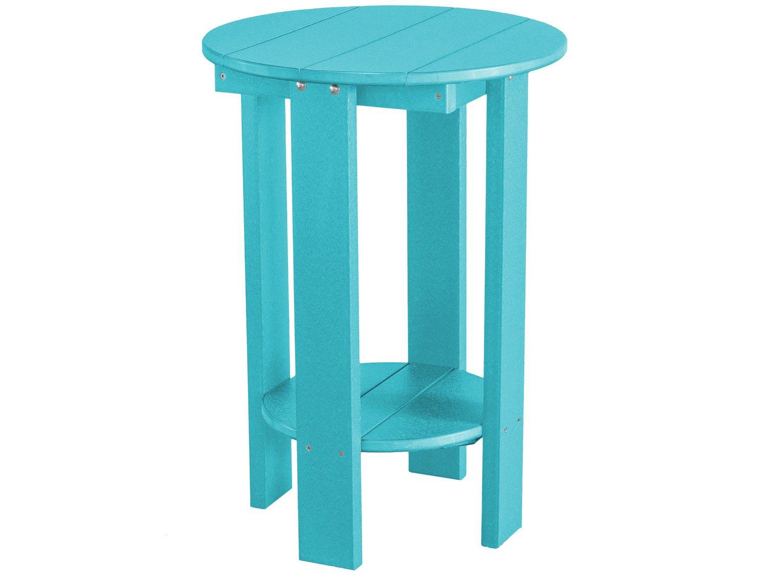 Wildridge Heritage Recycled Plastic Round Patio Counter Table