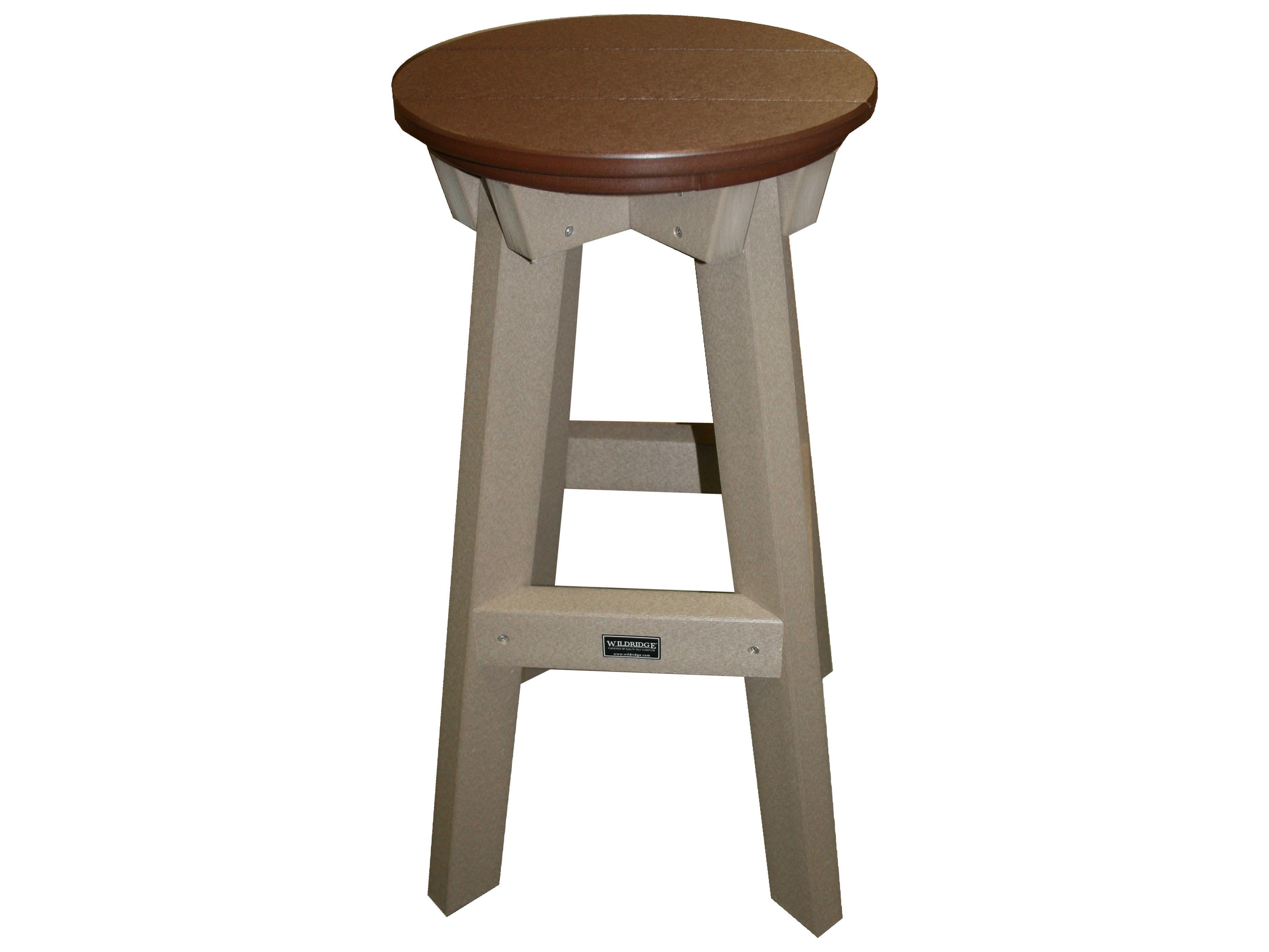 Wildridge Heritage Recycled Plastic Patio Bar Stool