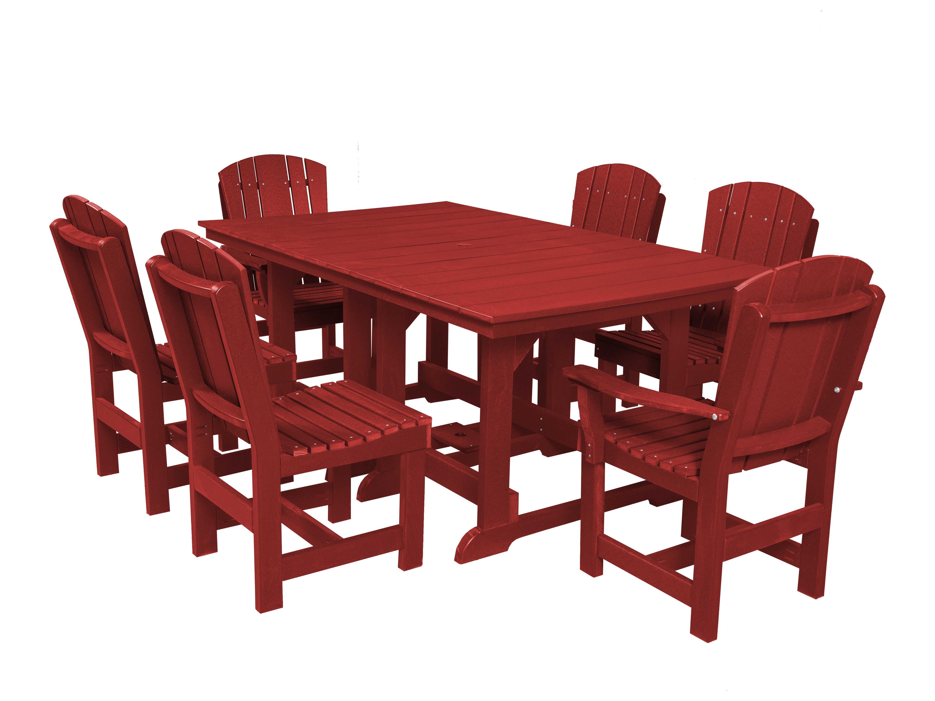 Wildridge Heritage Recycled Plastic 7 Piece Patio Dining Set