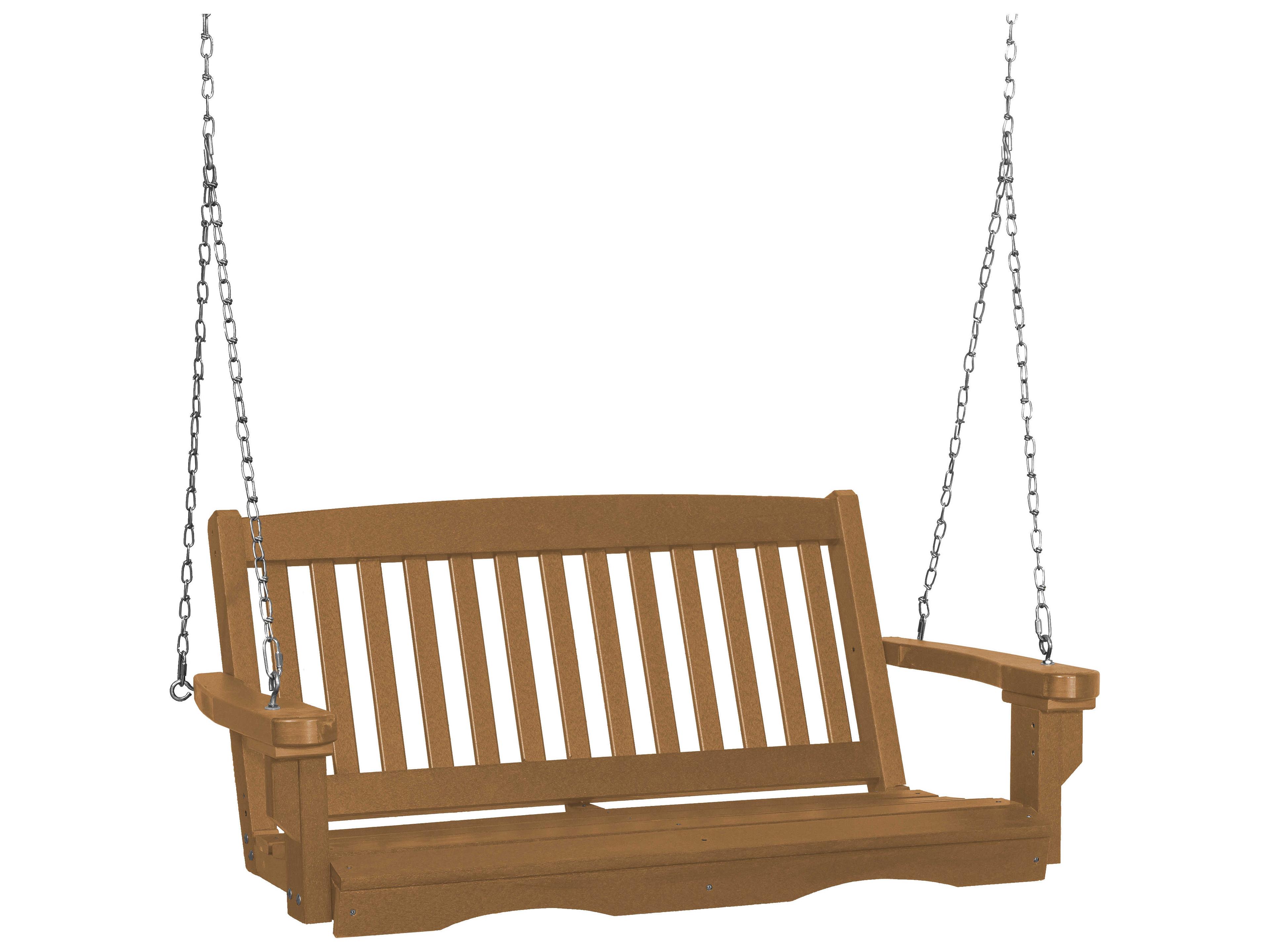Wildridge Classic Recycled Plastic Mission Outdoor Patio Swing