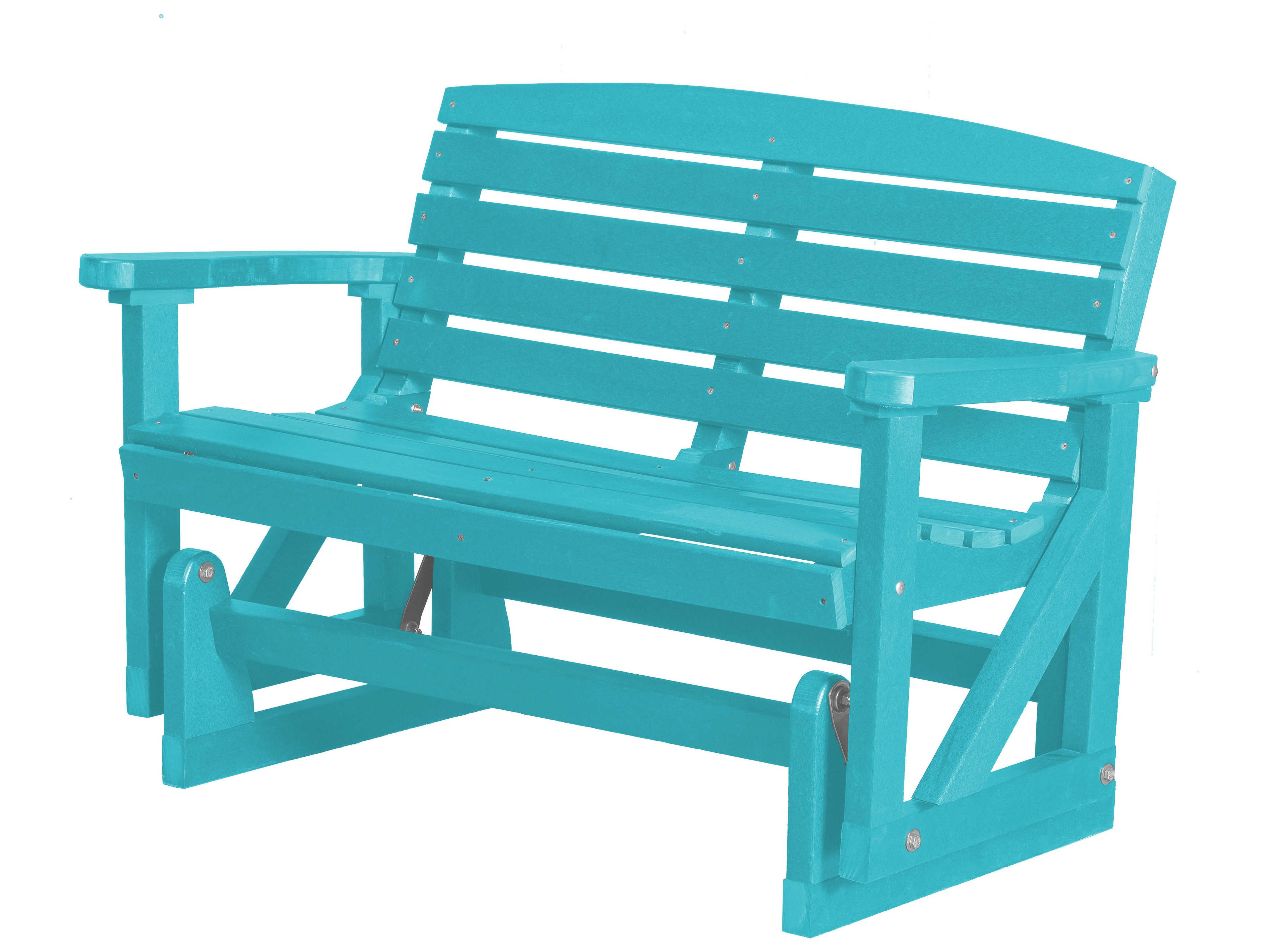 Wildridge Classic Recycled Plastic Glider Outdoor Loveseat