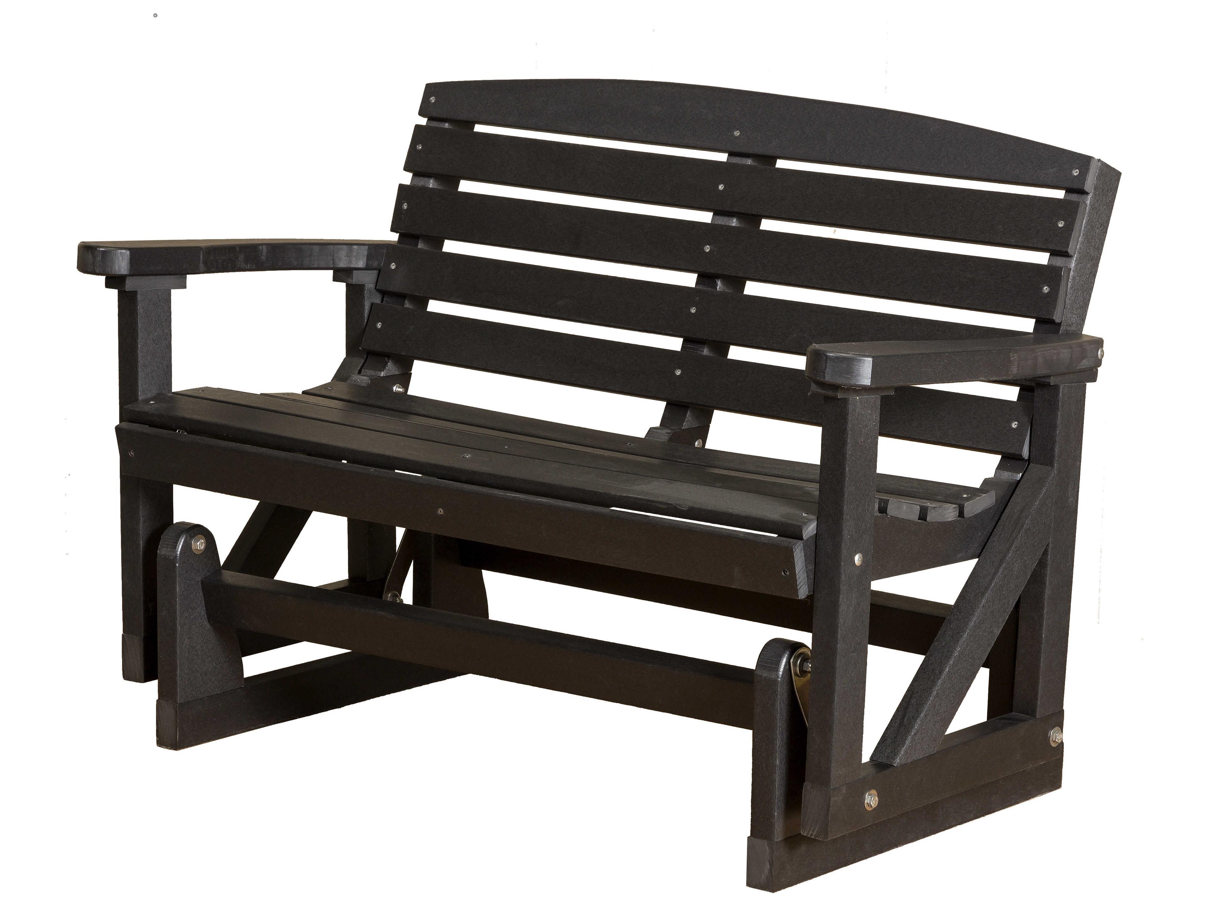 Wildridge Classic Recycled Plastic Glider Outdoor Loveseat