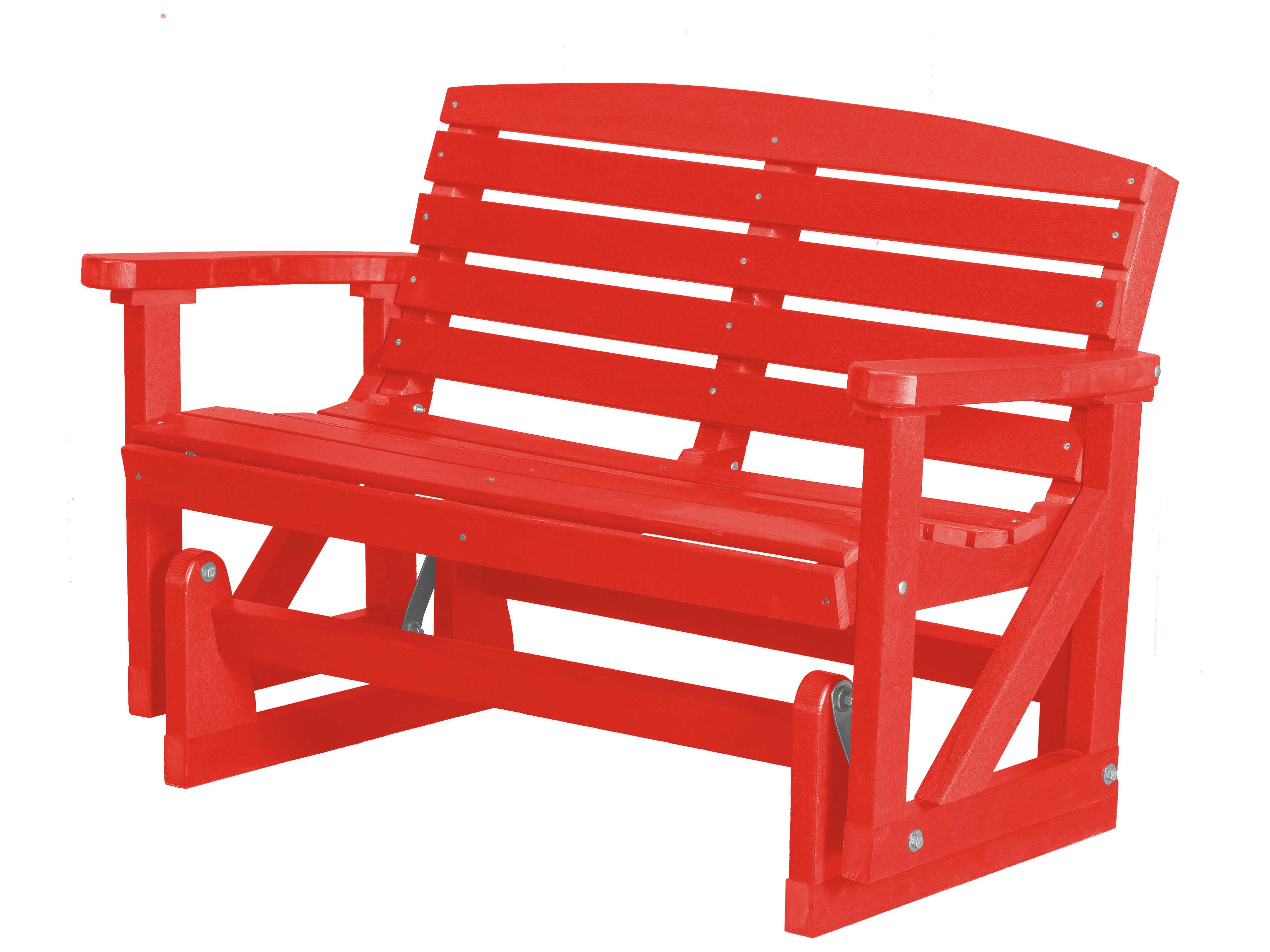 Wildridge Classic Recycled Plastic Glider Outdoor Loveseat