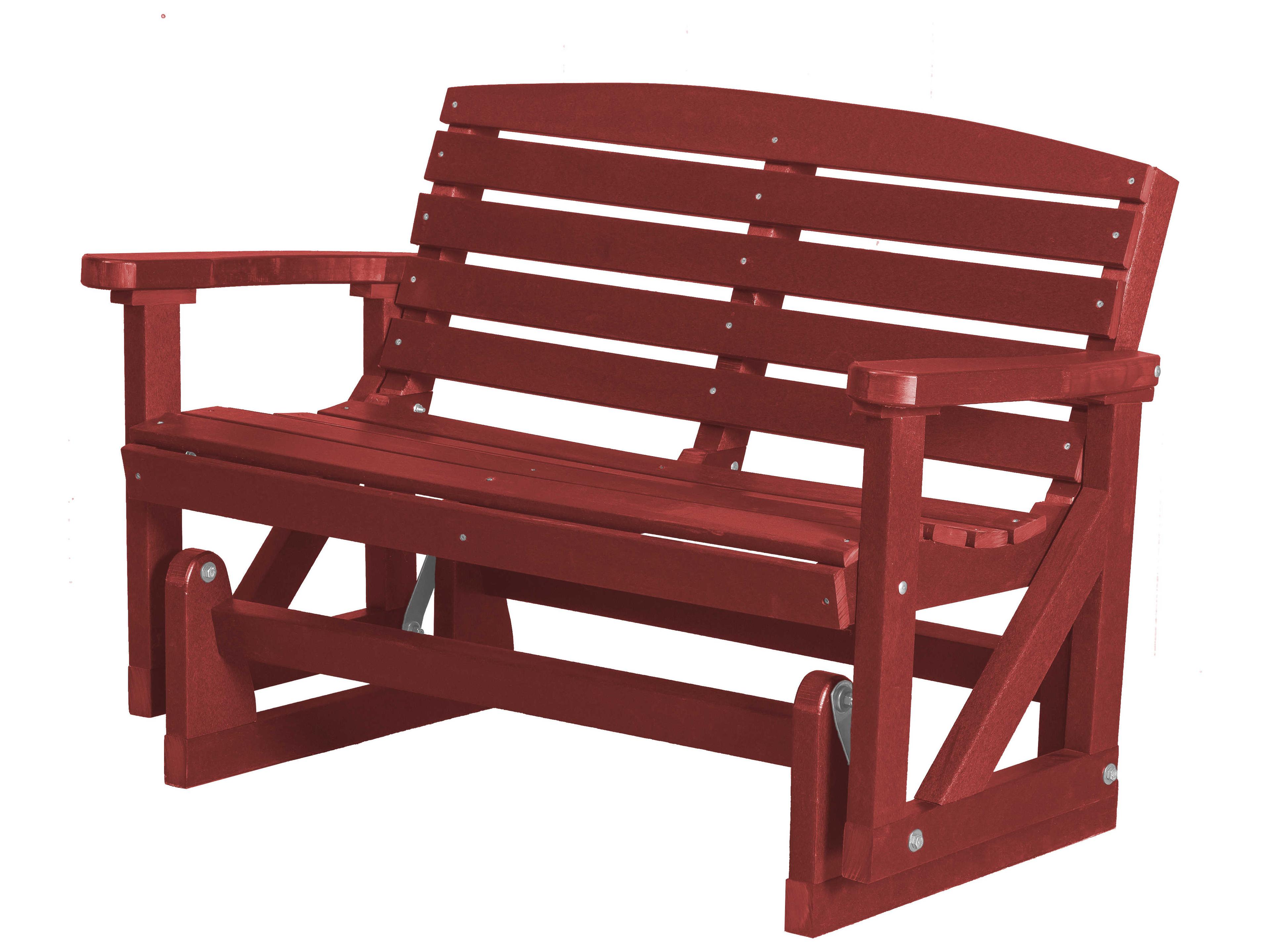 Wildridge Classic Recycled Plastic Glider Outdoor Loveseat