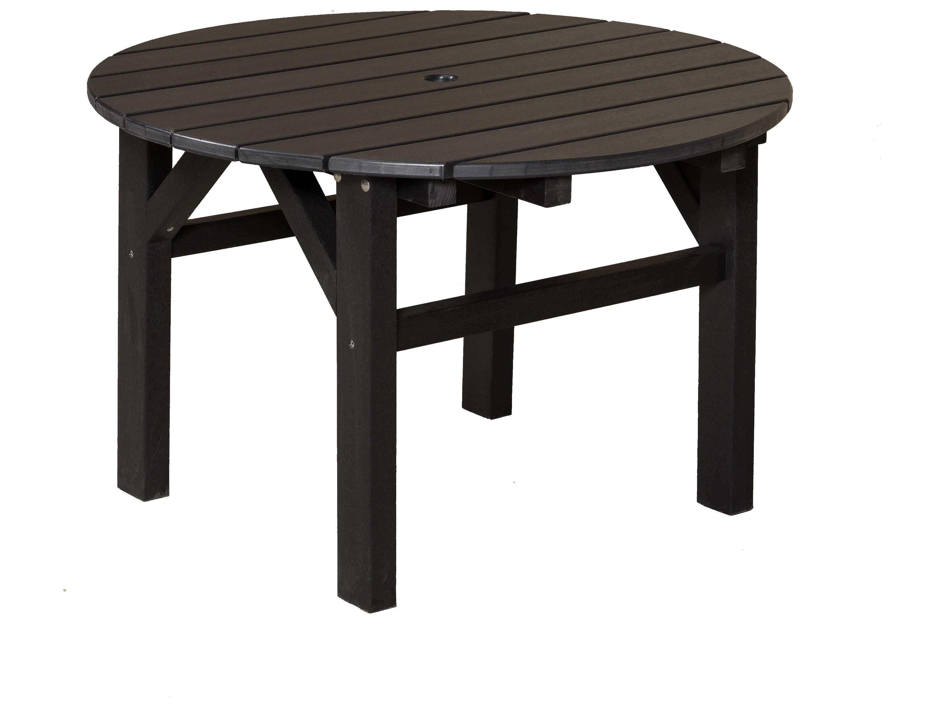 Wildridge Classic Recycled Plastic Round Outdoor Chat Table