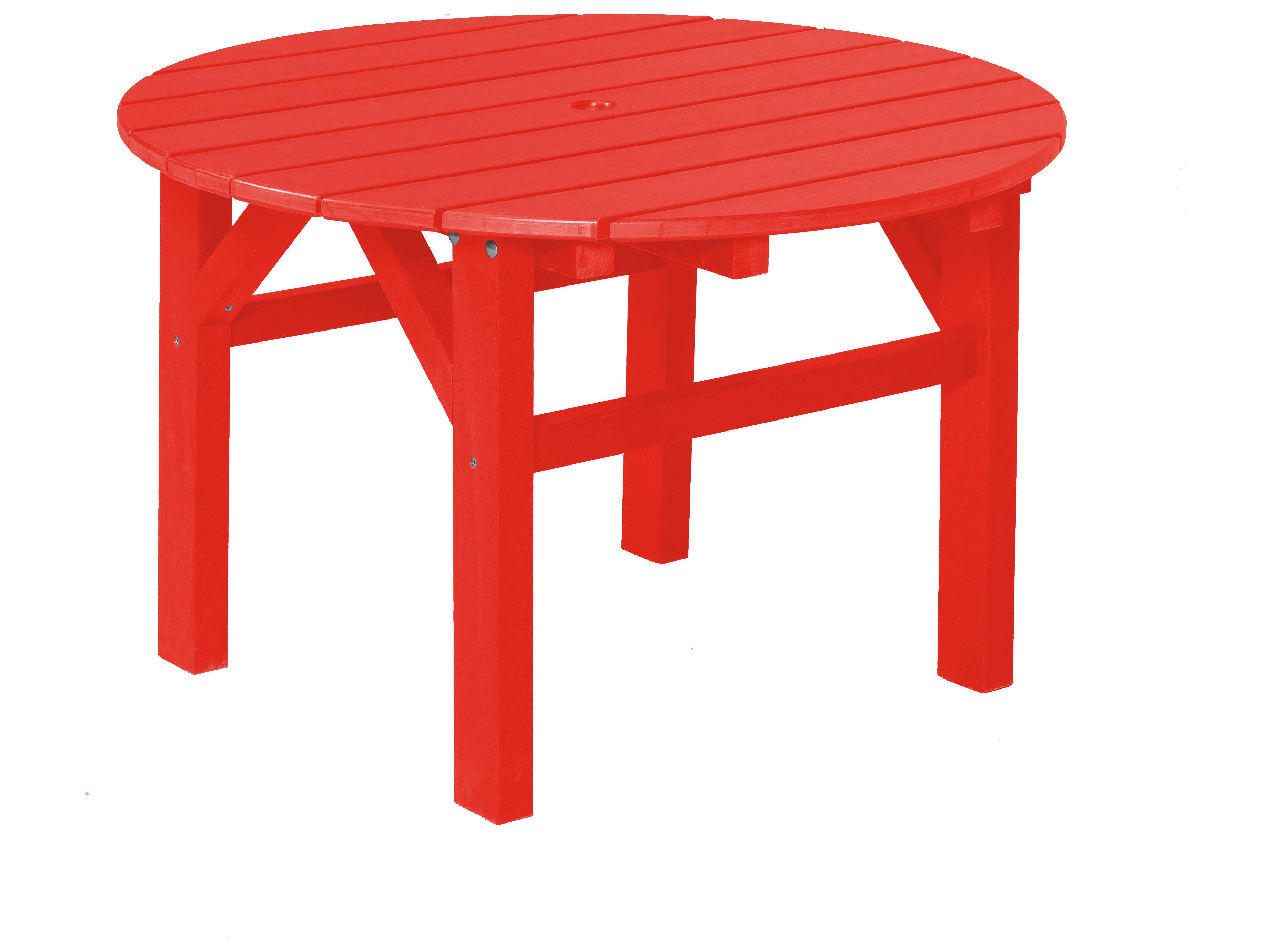 Wildridge Classic Recycled Plastic Round Outdoor Chat Table