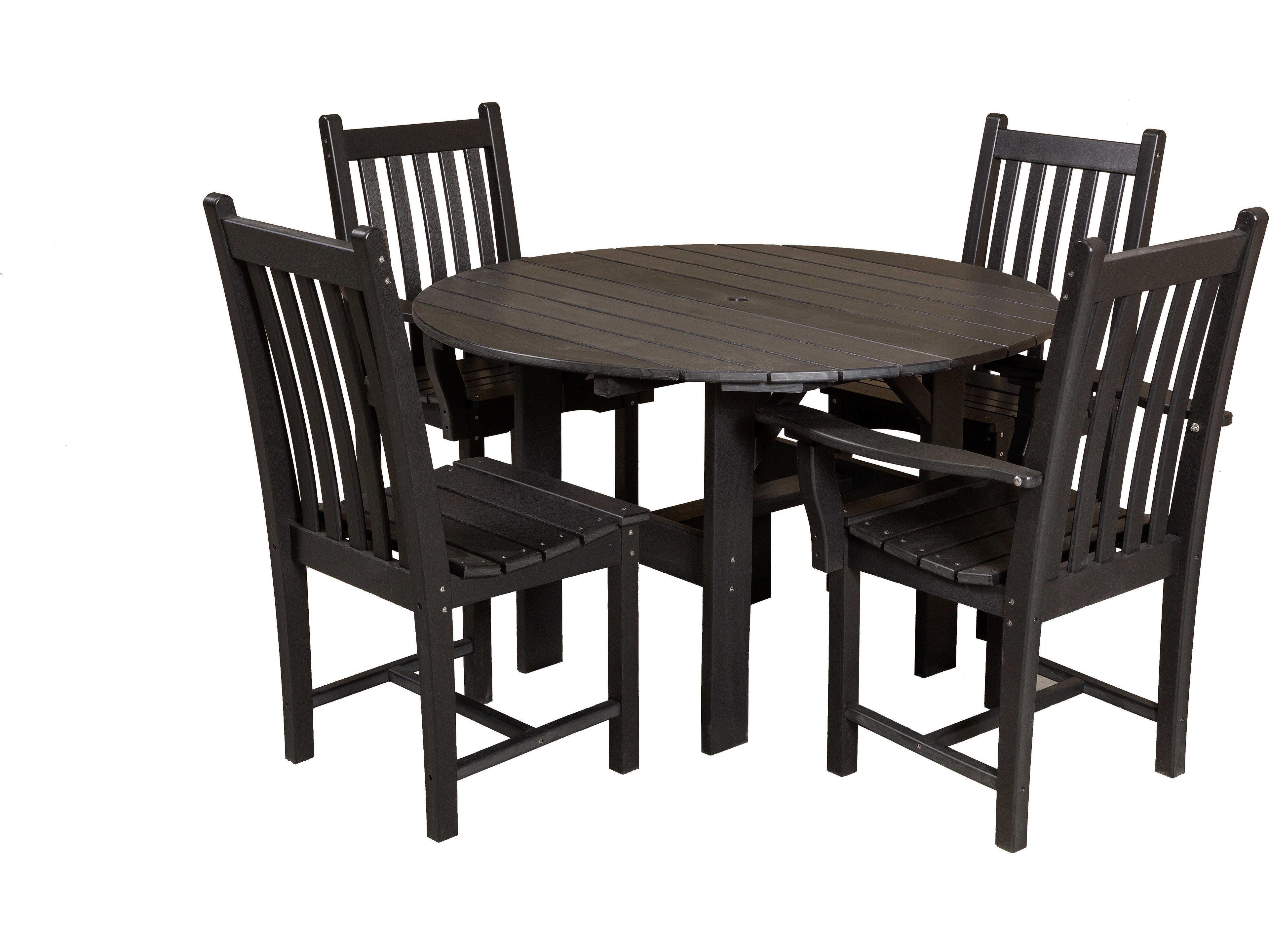 Wildridge Classic Recycled Plastic 5 Piece Patio Dining Set